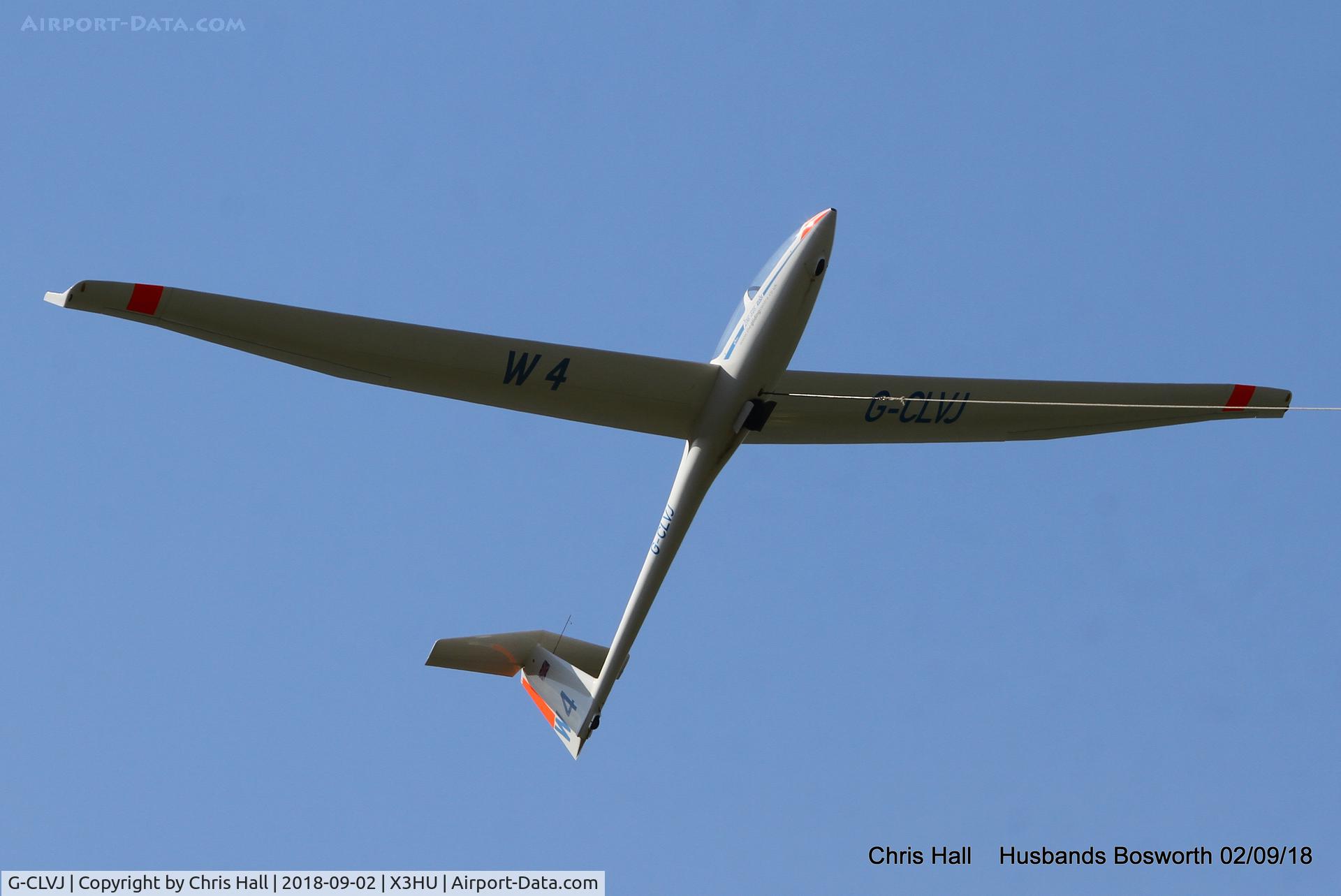 G-CLVJ, 1998 Glaser-Dirks DG-500 Elan Orion C/N 5E177X29, Husbands Bosworth