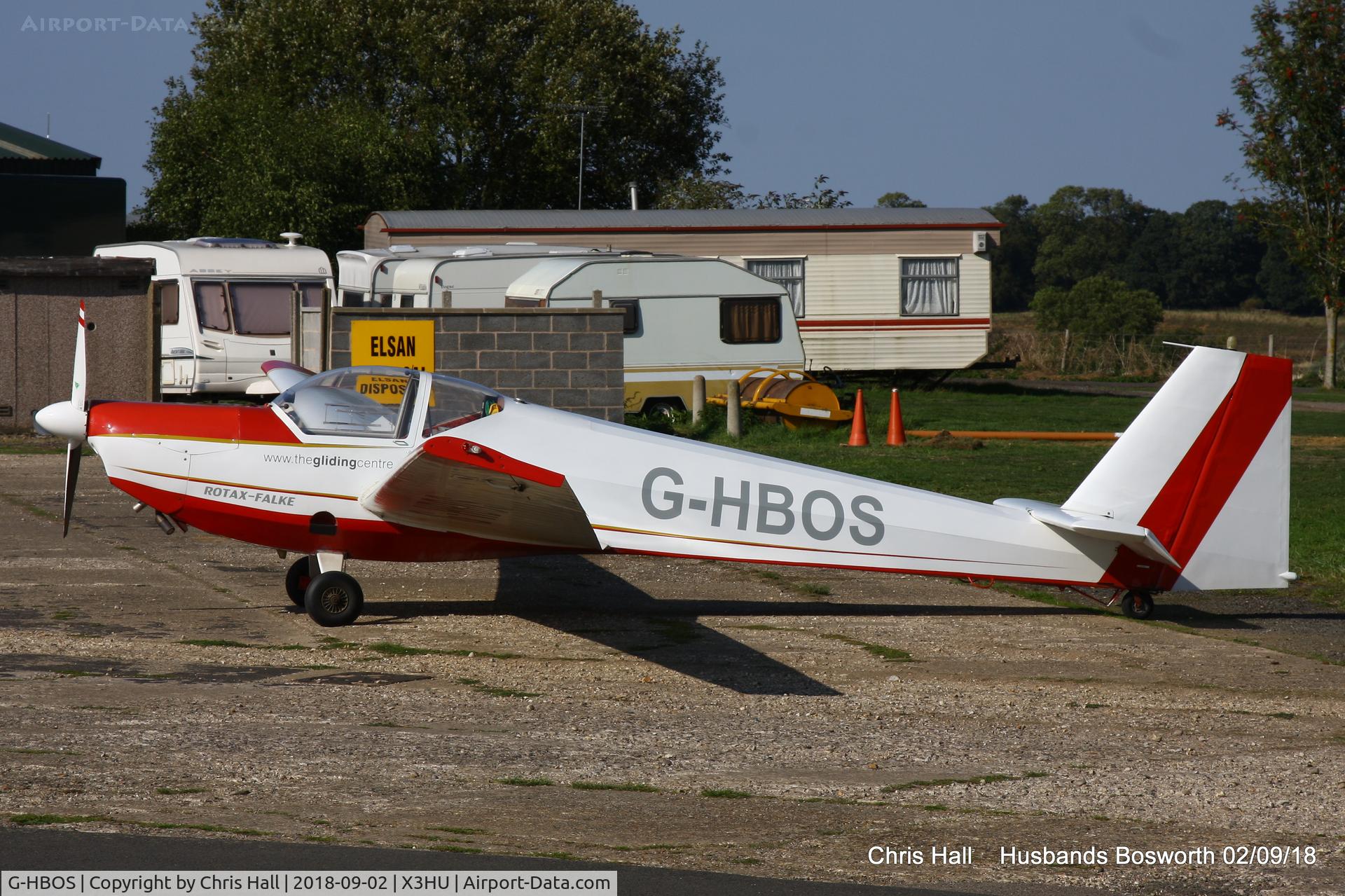 G-HBOS, 1994 Scheibe SF-25C Falke C/N 44574, Husbands Bosworth