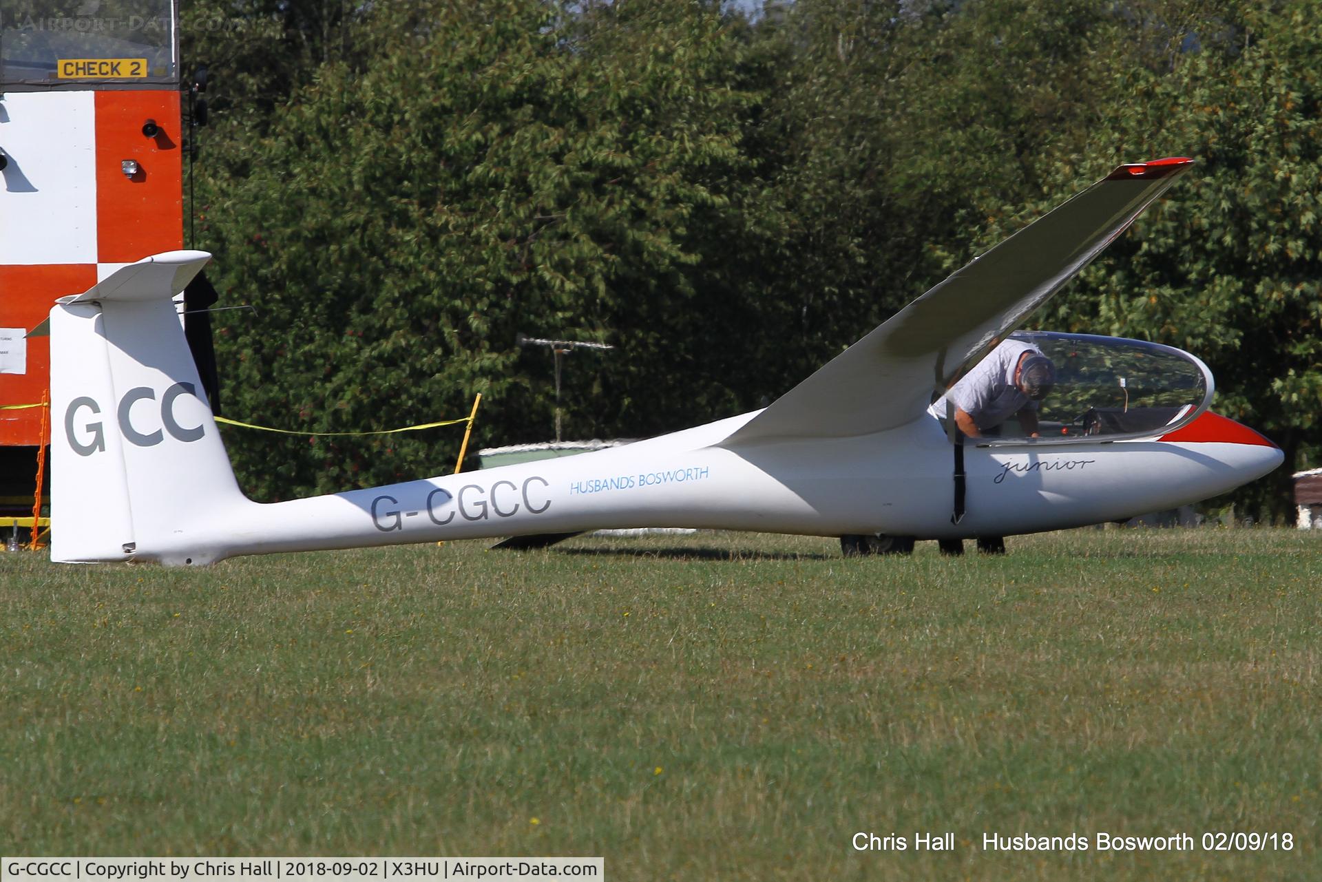 G-CGCC, 1990 PZL-Bielsko SZD-51-1 Junior C/N B-1928, Husbands Bosworth