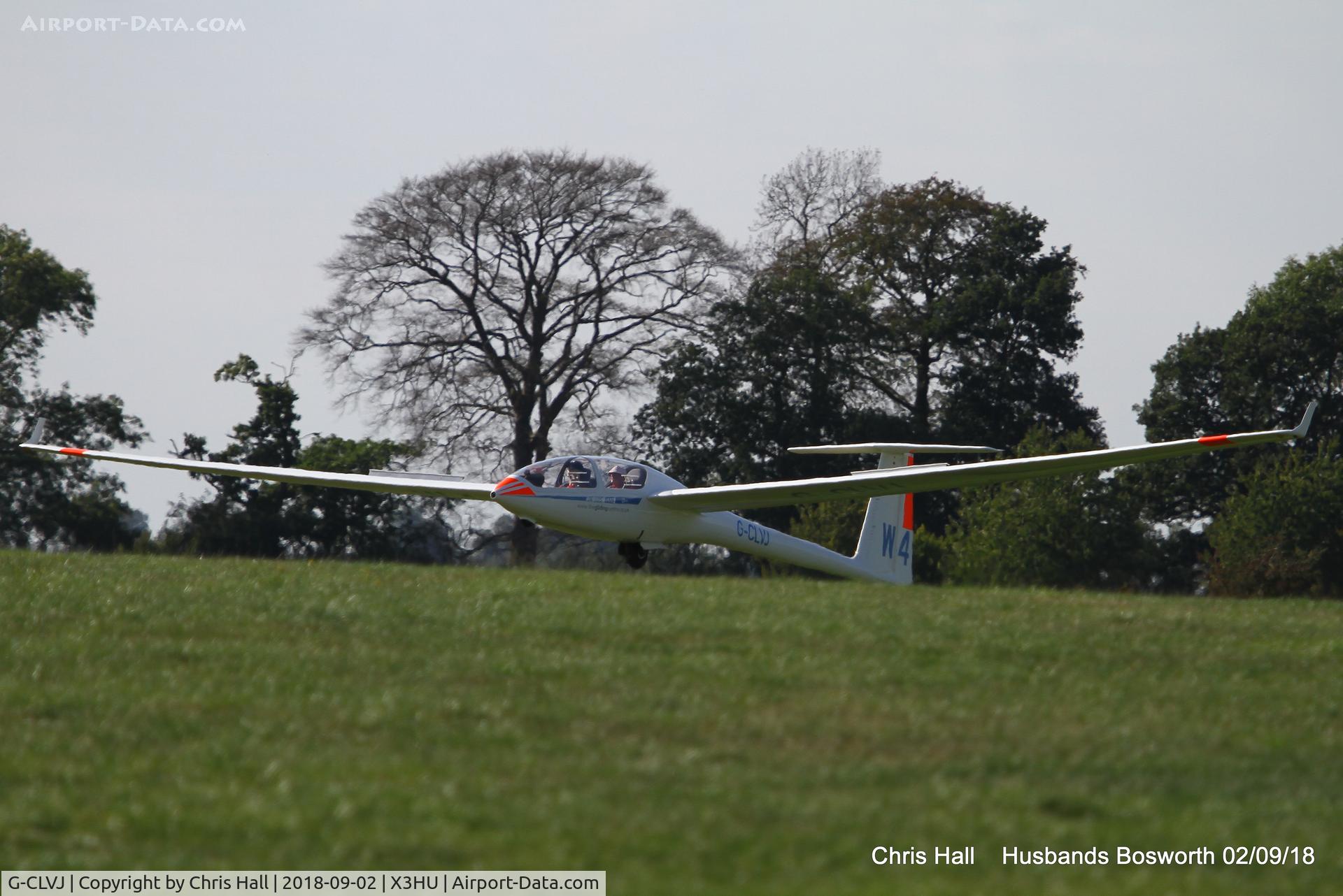 G-CLVJ, 1998 Glaser-Dirks DG-500 Elan Orion C/N 5E177X29, Husbands Bosworth