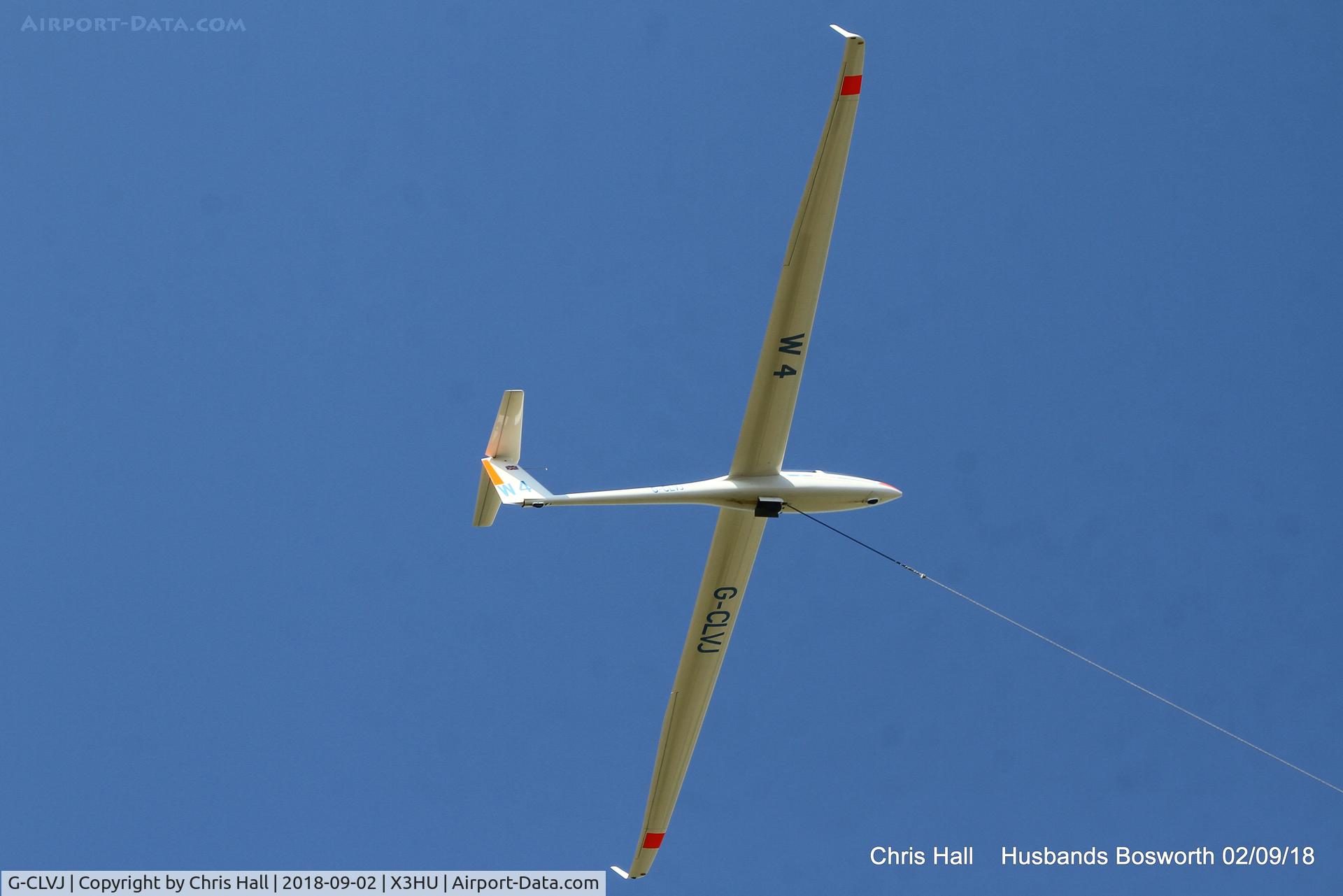 G-CLVJ, 1998 Glaser-Dirks DG-500 Elan Orion C/N 5E177X29, Husbands Bosworth