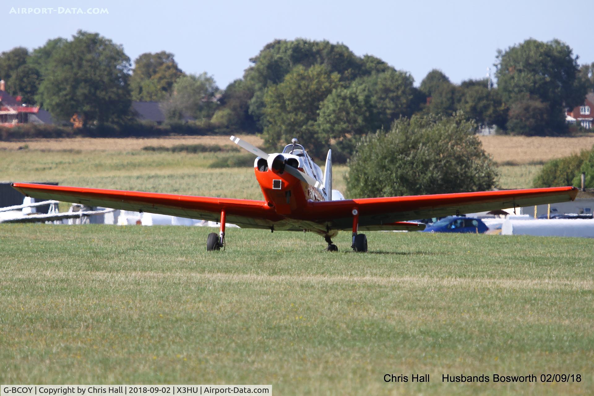G-BCOY, 1950 De Havilland DHC-1 Chipmunk 22 (Lycoming) C/N C1/0212, Husbands Bosworth