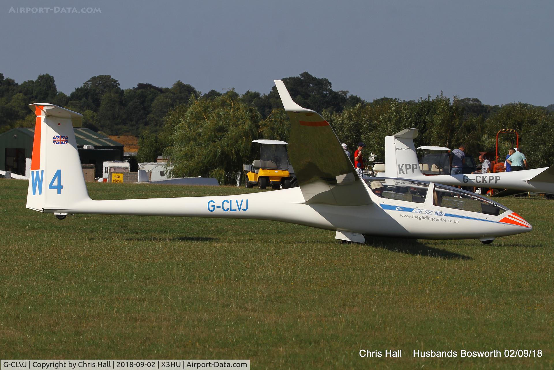 G-CLVJ, 1998 Glaser-Dirks DG-500 Elan Orion C/N 5E177X29, Husbands Bosworth