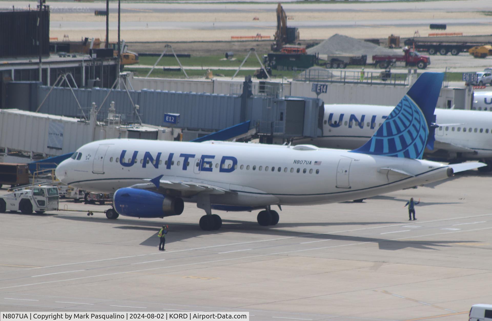 N807UA, 1998 Airbus A319-131 C/N 798, Airbus A319-131