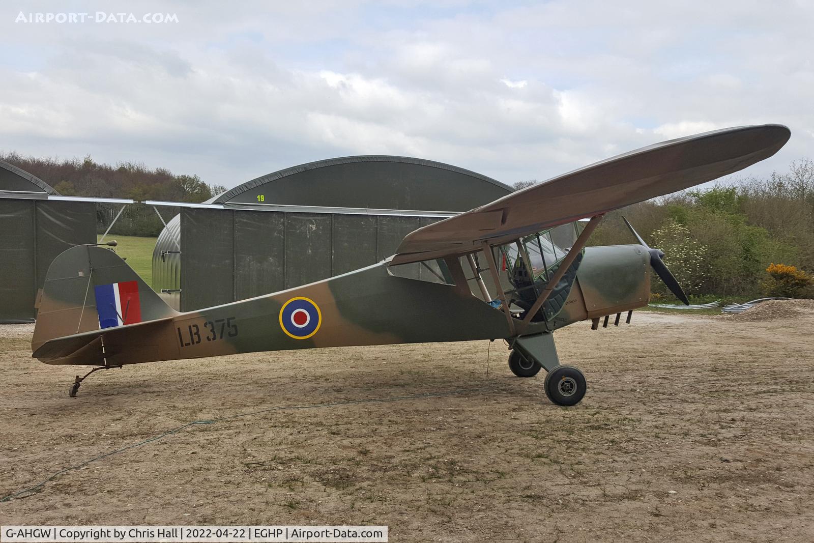 G-AHGW, 1943 Taylorcraft Auster 1 C/N 222, Popham