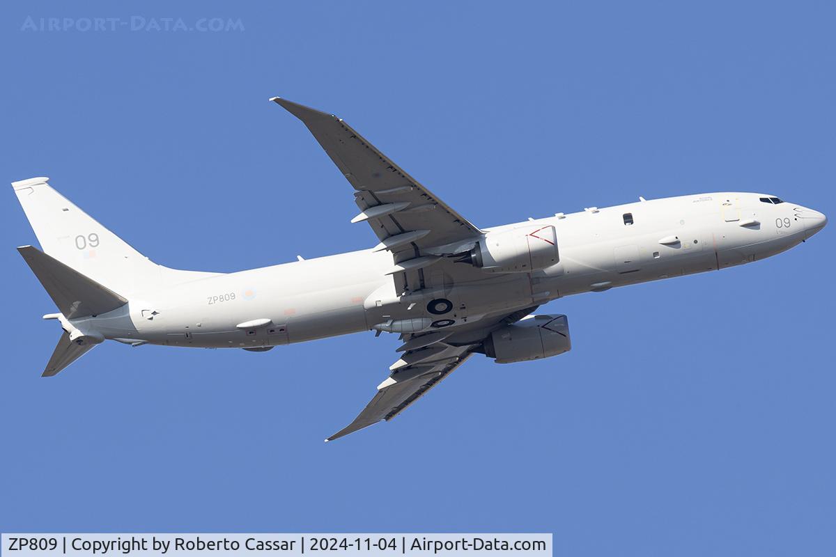 ZP809, 2021 Boeing 737-8FV(P-8A) C/N 66109, Departure