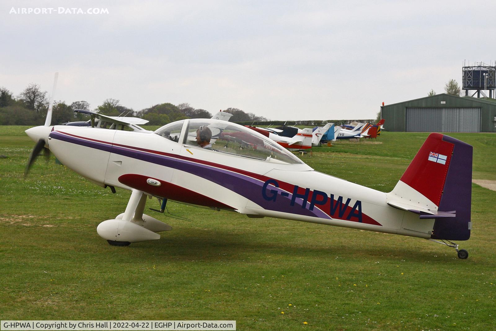 G-HPWA, 2000 Vans RV-8 C/N 80836, Popham