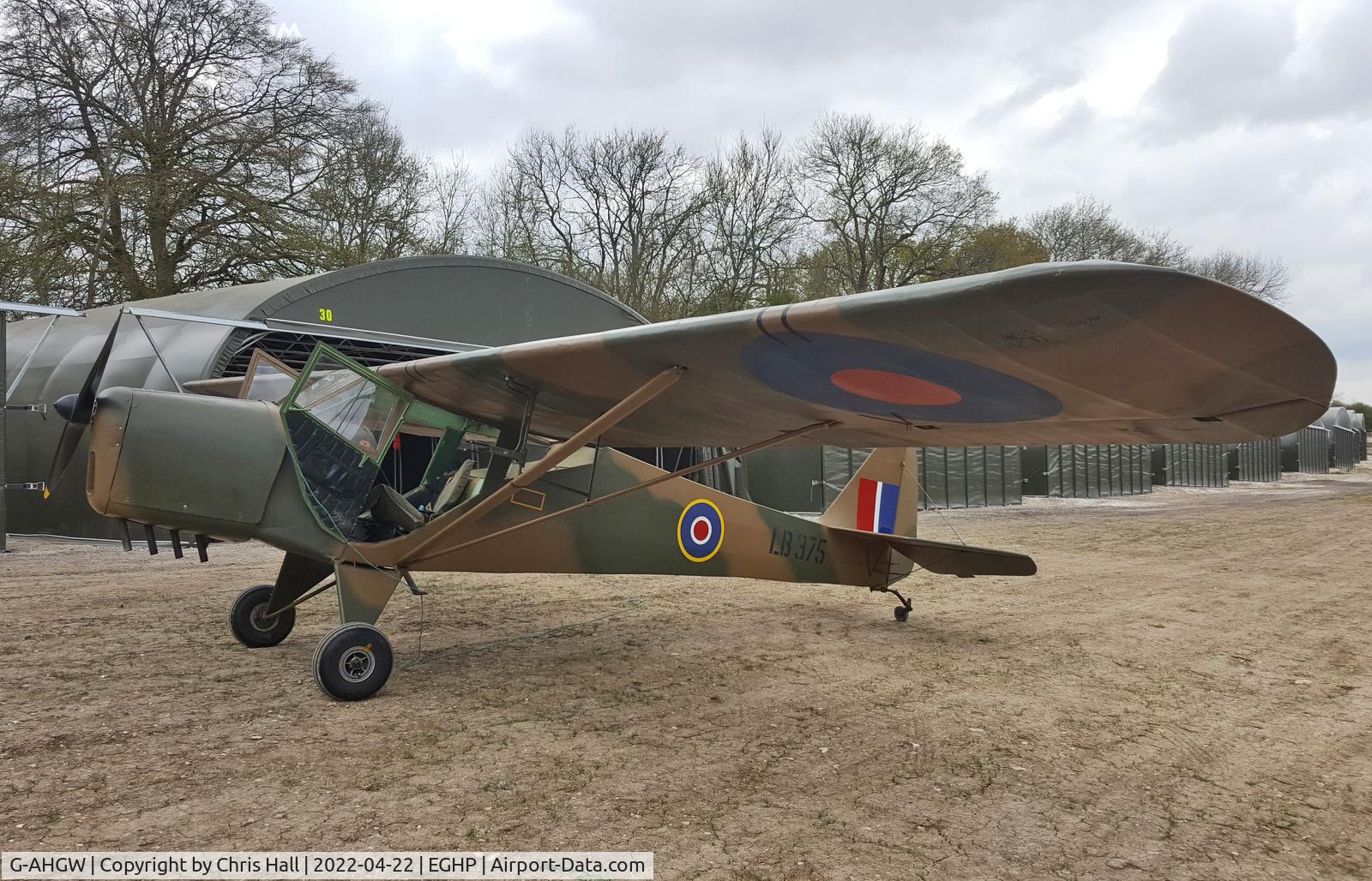 G-AHGW, 1943 Taylorcraft Auster 1 C/N 222, Popham