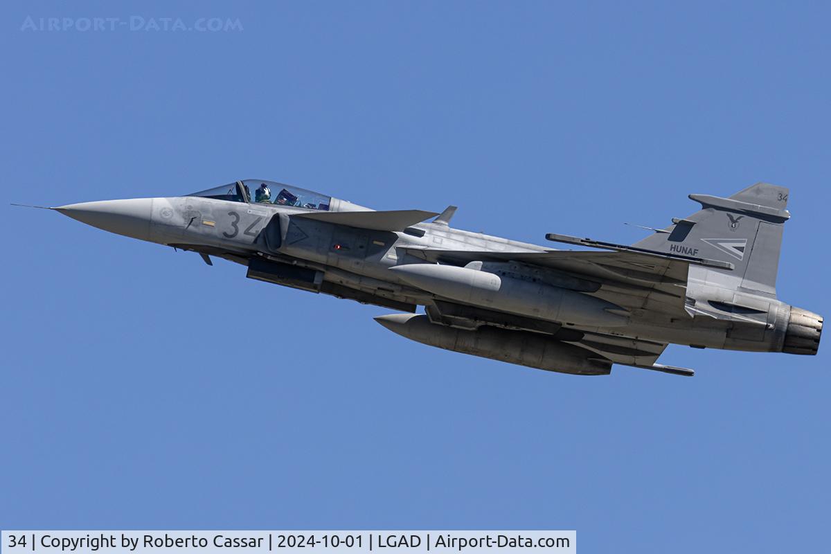 34, Saab JAS-39C Gripen C/N 39305, Ramstein Flag 2024