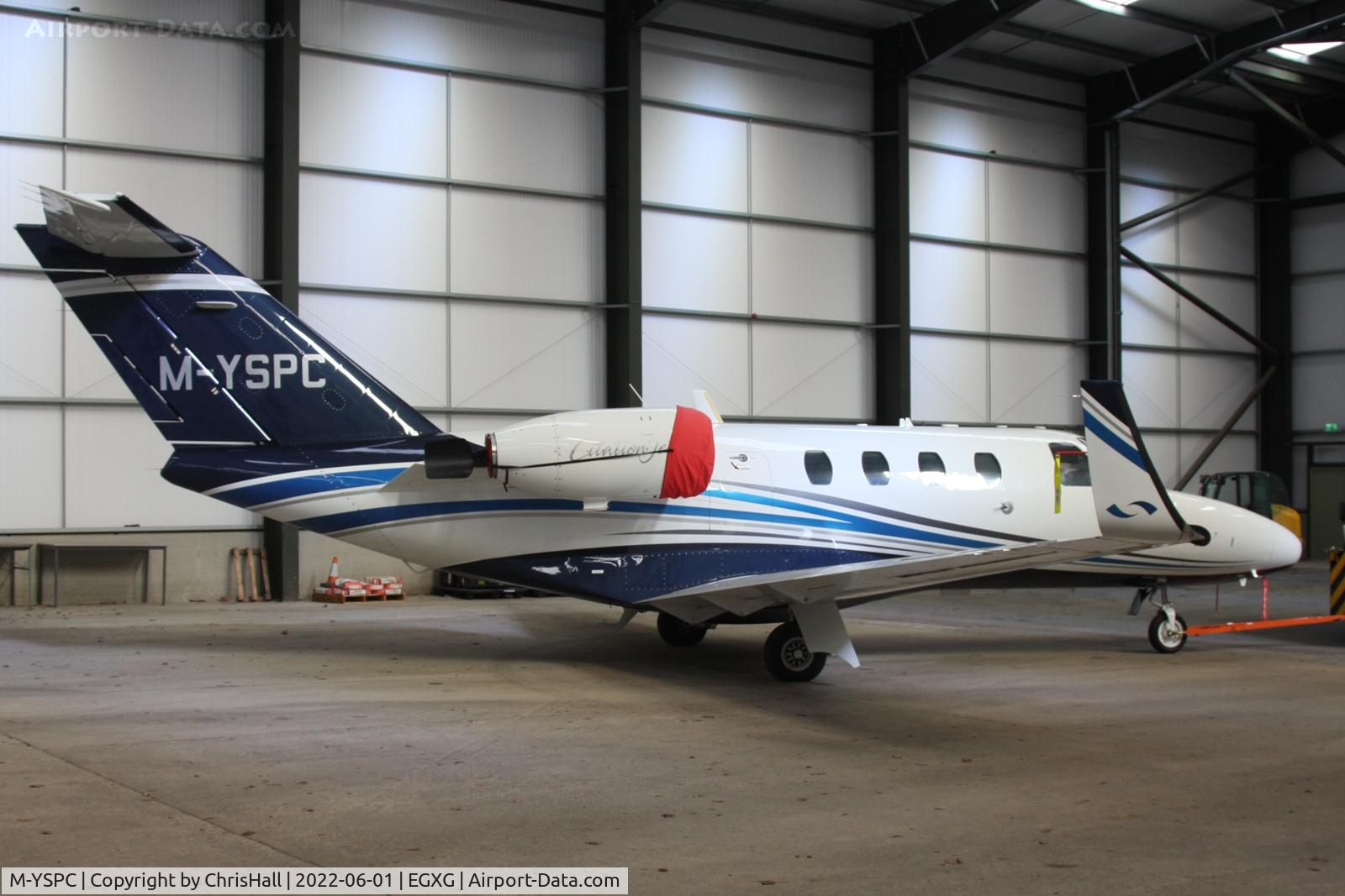 M-YSPC, 1995 Cessna 525 CitationJet CJ1 C/N 525-0117, Church Fenton - Leeds East