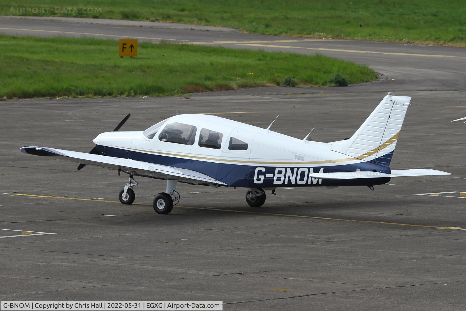 G-BNOM, 1987 Piper PA-28-161 Cherokee Warrior II C/N 2816024, Church Fenton - Leeds East