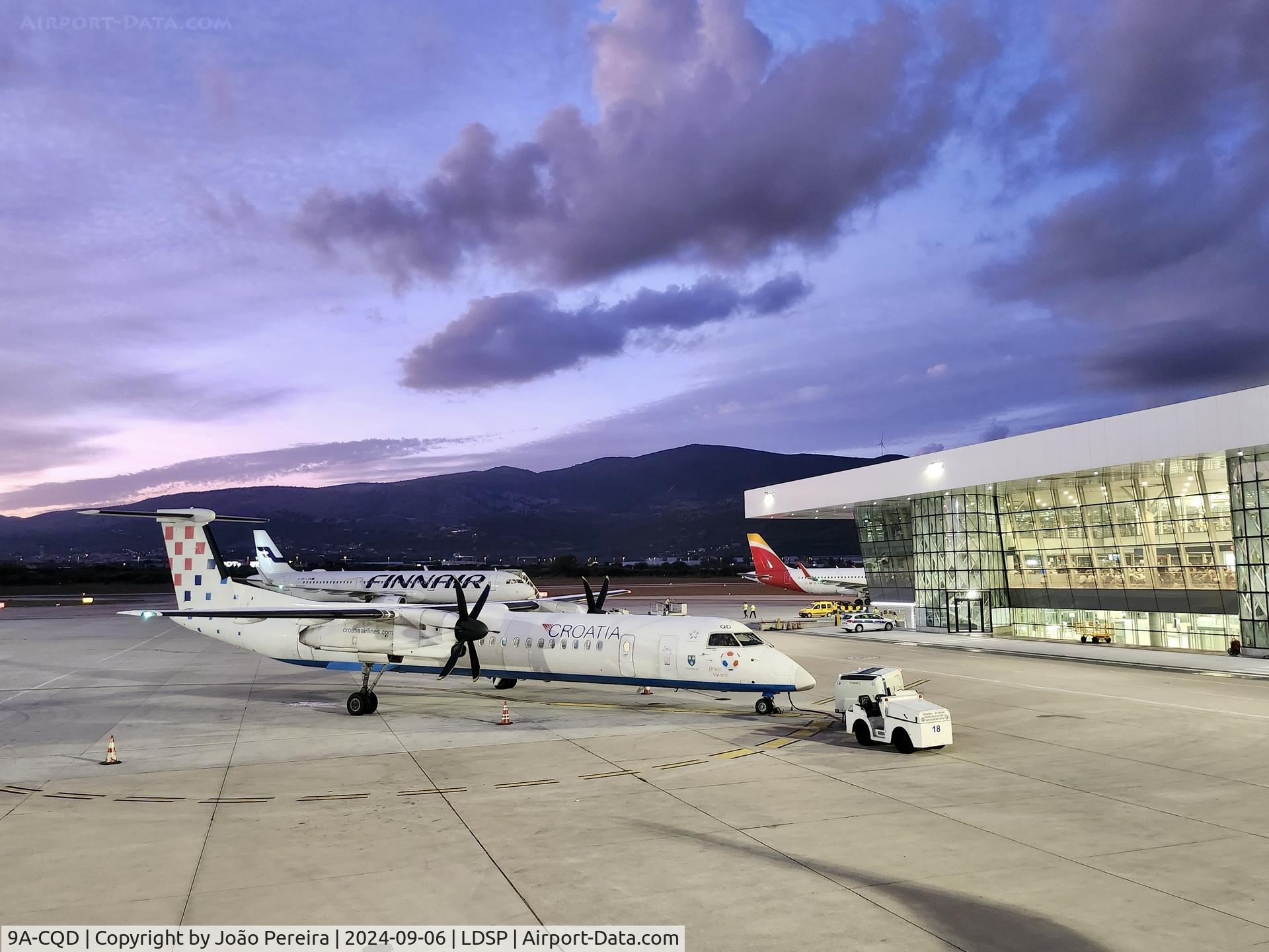 9A-CQD, 2009 De Havilland Canada DHC-8-402Q Dash 8 C/N 4260, Croatia Airlines Q400 at SPU (LDSP)
