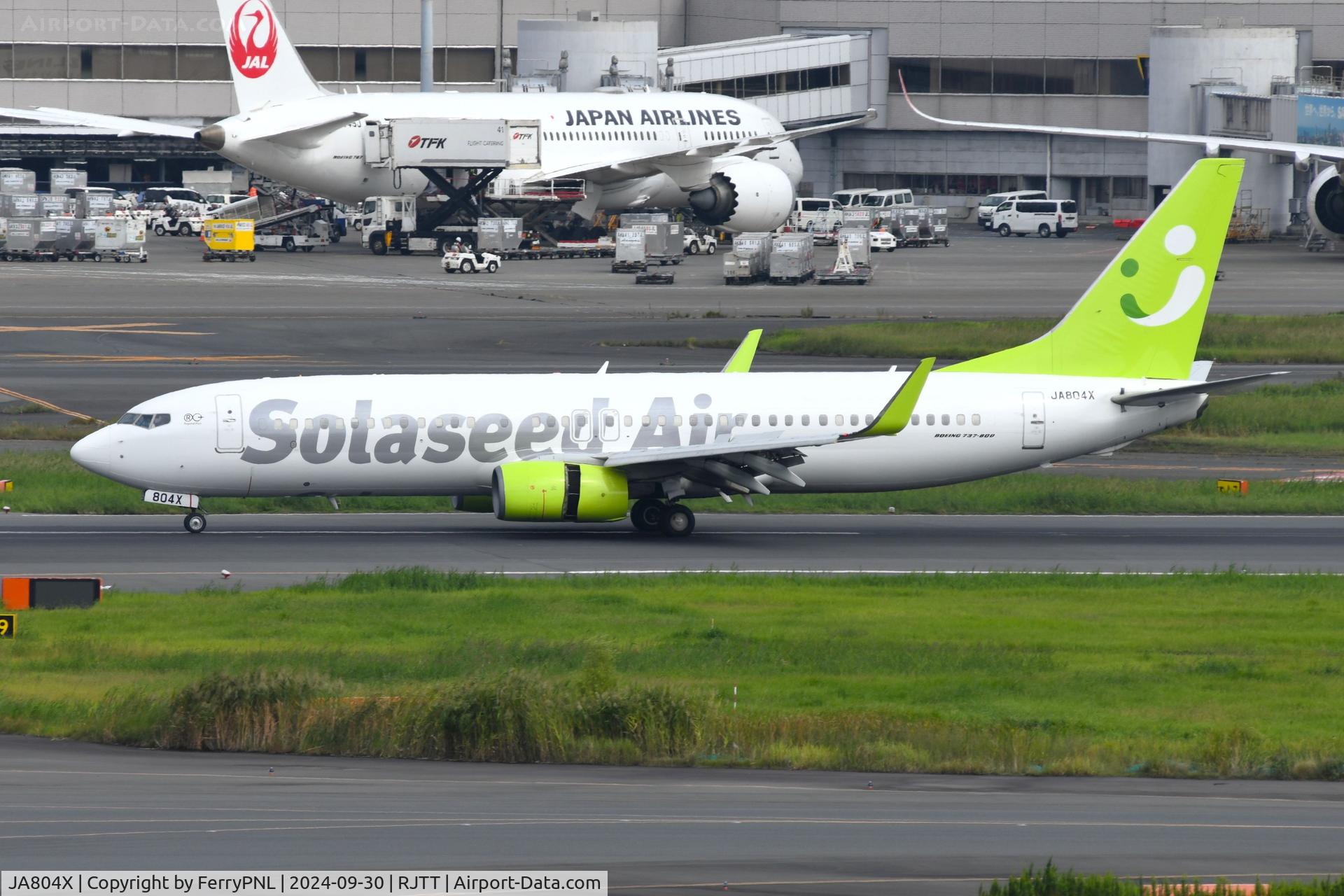 JA804X, 2012 Boeing 737-86N(WL) C/N 38026, Arrival of Solaseed B738