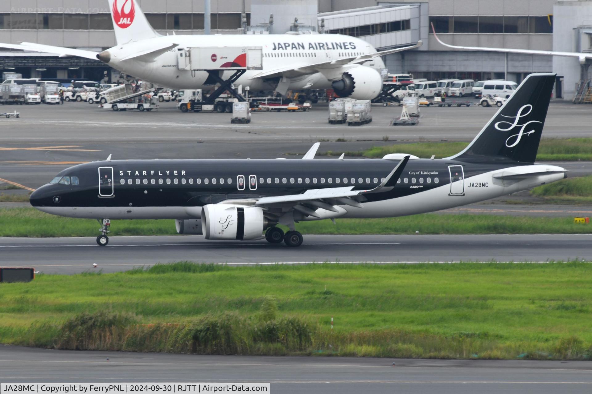 JA28MC, 2023 Airbus A320-251N C/N 11339, A321Neo of Starflyer arriving in HND