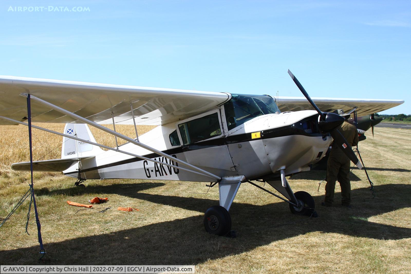 G-AKVO, 1946 Taylorcraft BC-12D Twosome C/N 9845, Sleapkosh 2022