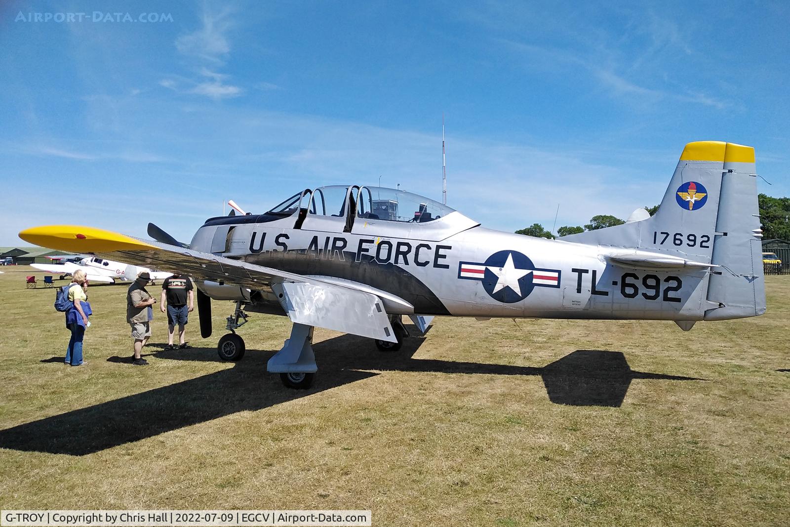 G-TROY, 1951 North American T-28A Trojan C/N 174-545, Sleapkosh 2022