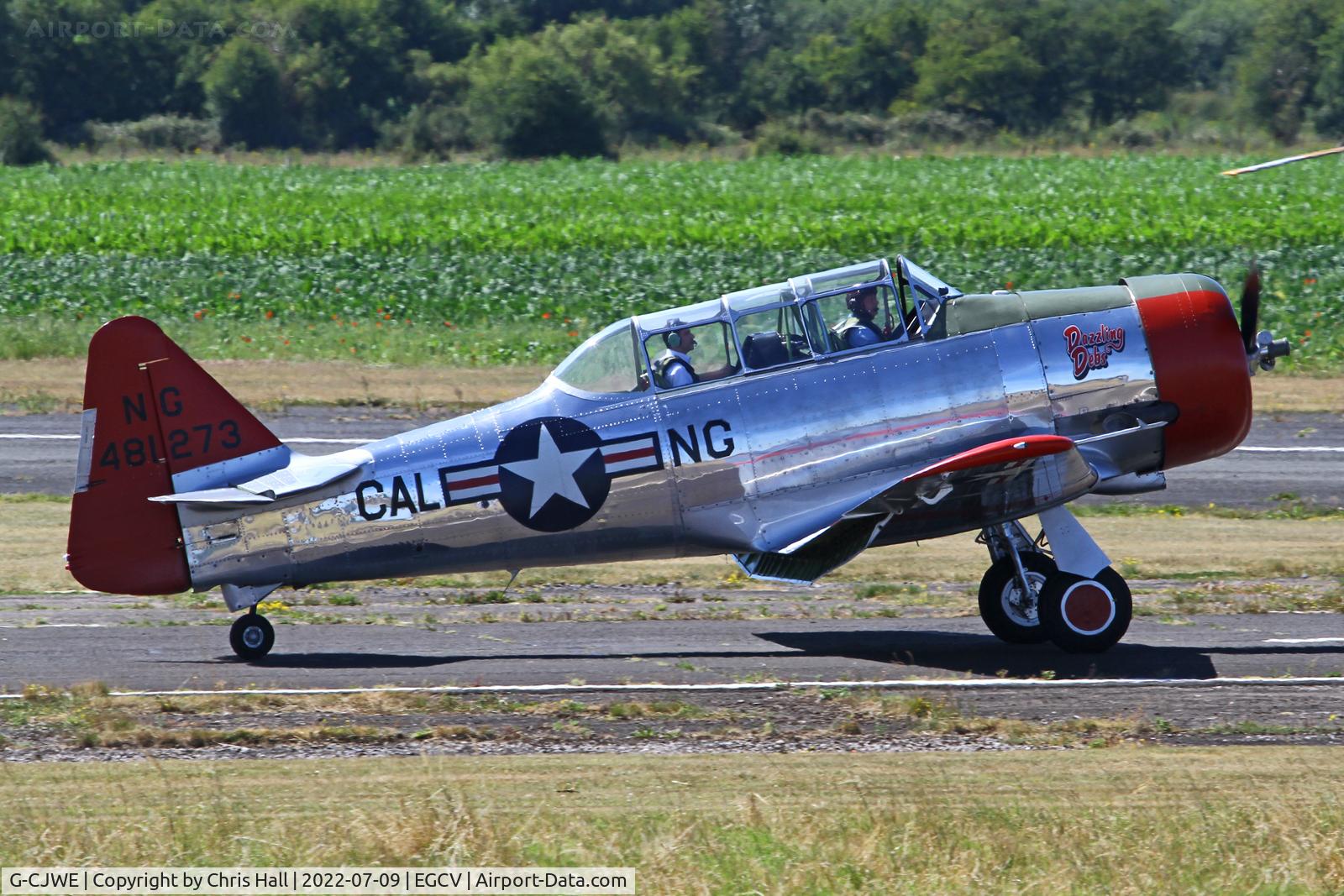 G-CJWE, 1952 Canadian Car & Foundry T-6 Harvard Mk.4 C/N CCF4-97, Sleapkosh 2022