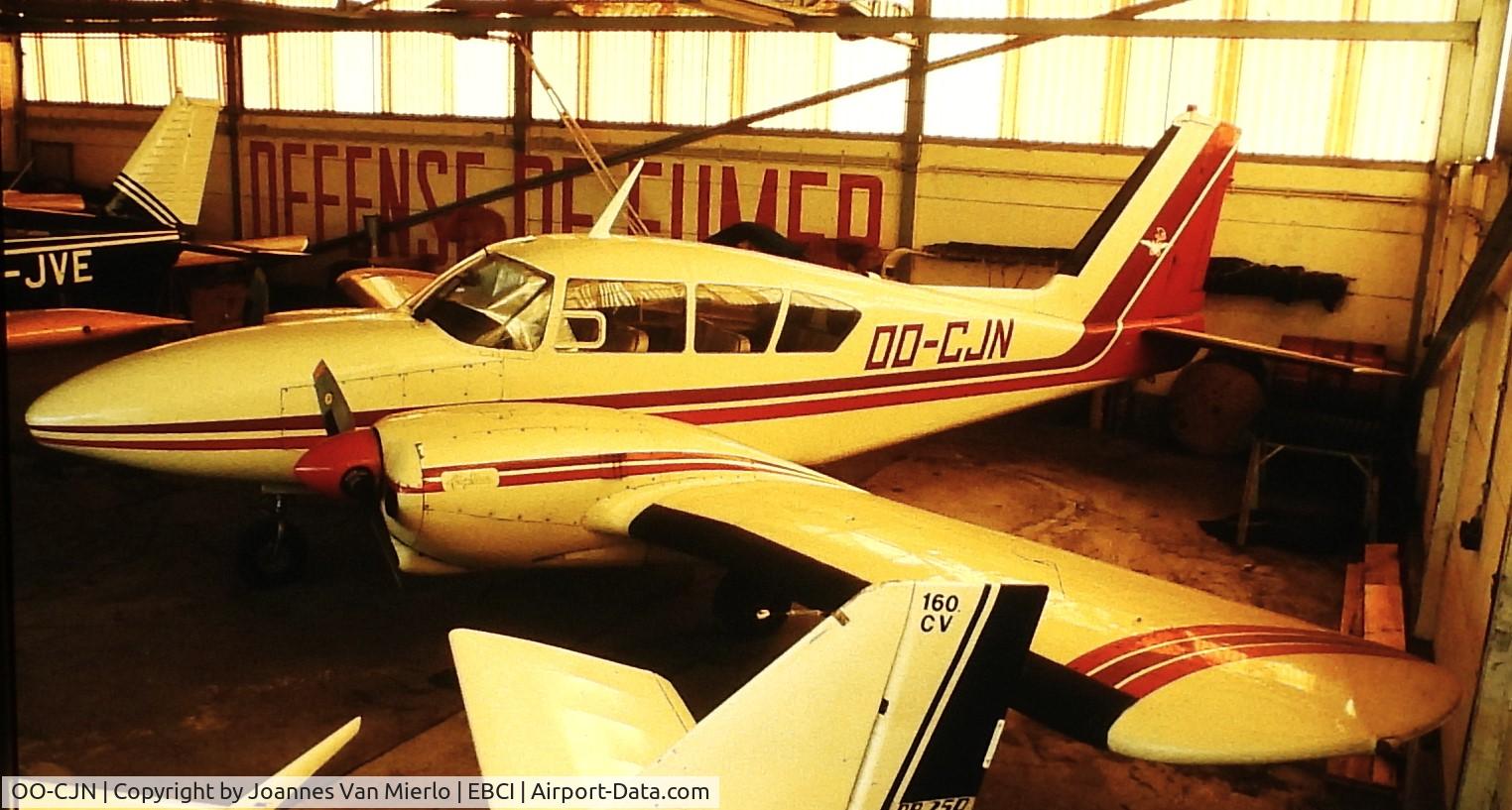 OO-CJN, 1960 Piper PA-23-250 Aztec C/N 27-81, ex-slide