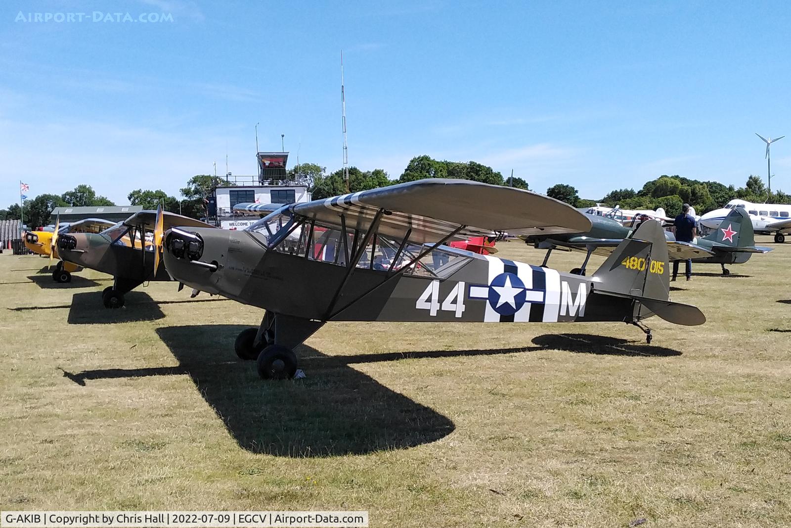 G-AKIB, 1944 Piper L-4H Grasshopper (J3C-65D) C/N 12311, Sleapkosh 2022