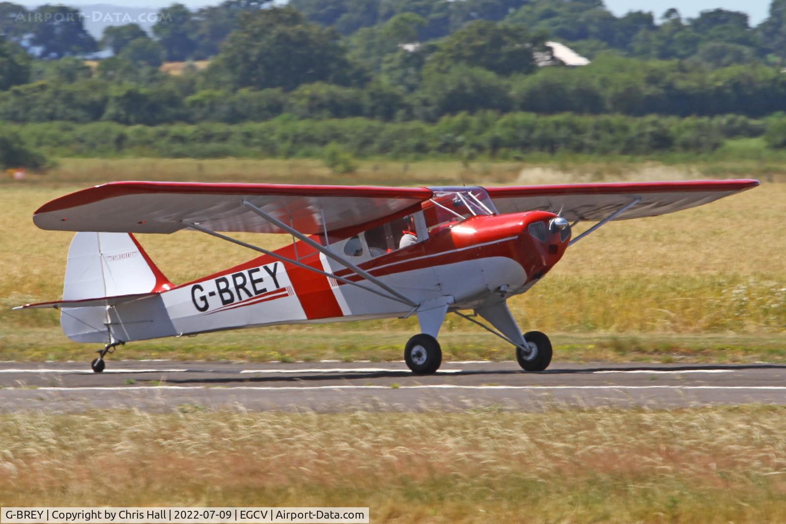 G-BREY, 1946 Taylorcraft BC-12D Twosome C/N 7299, Sleapkosh 2022