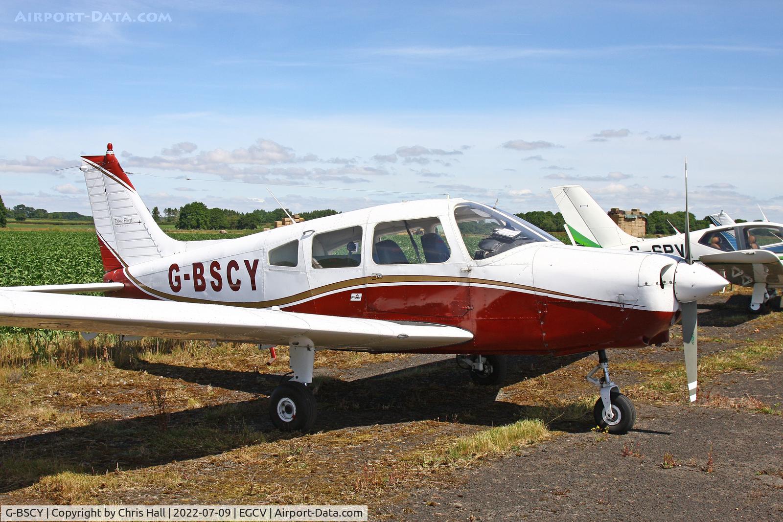 G-BSCY, 1975 Piper PA-28-151 Cherokee Warrior C/N 28-7515046, Sleapkosh 2022
