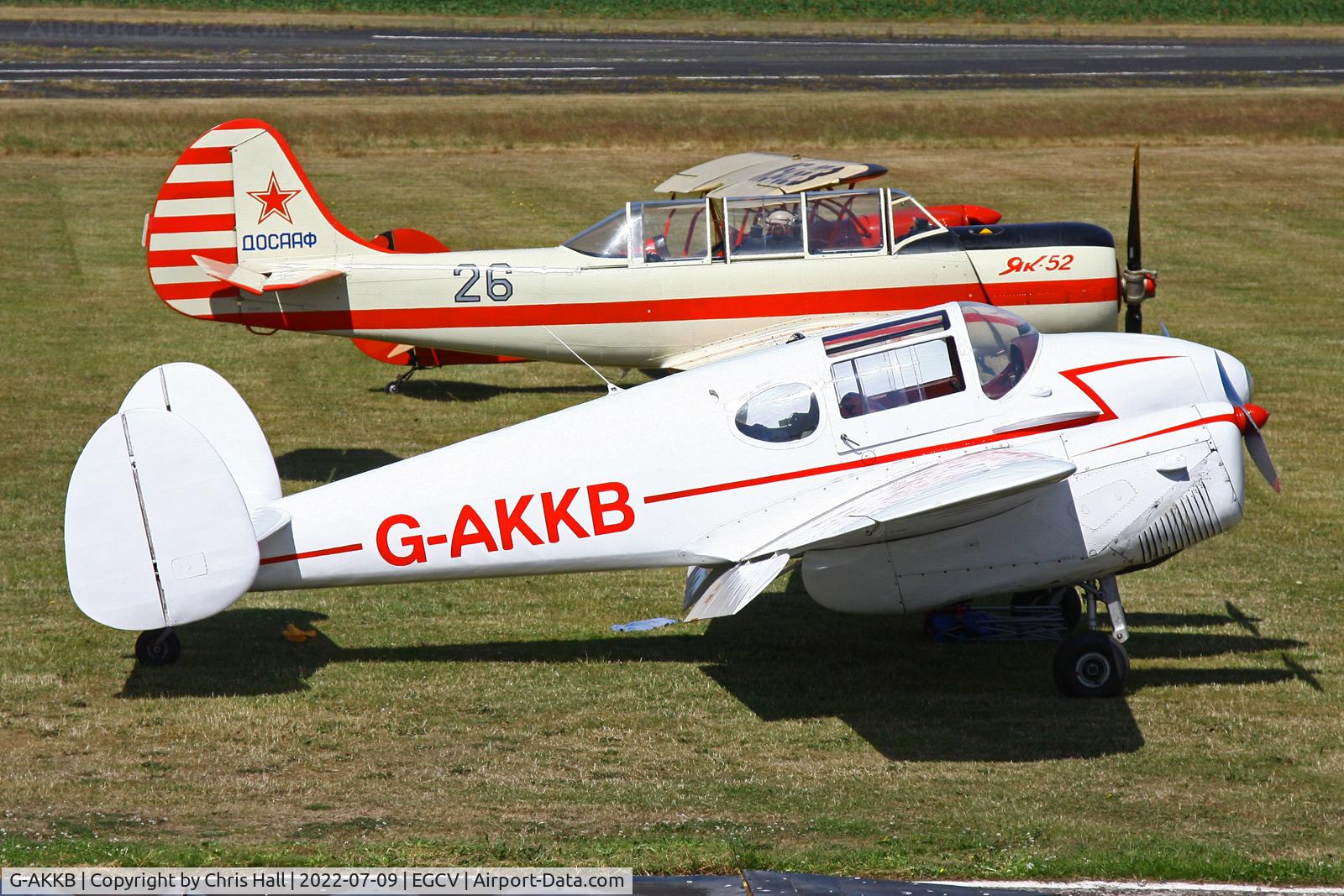 G-AKKB, 1947 Miles M-65 Gemini 1A C/N 6537, Sleapkosh 2022