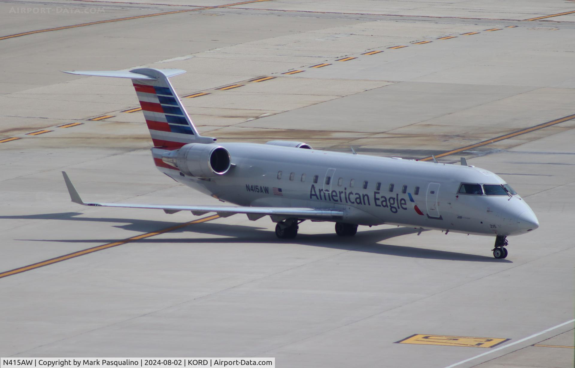 N415AW, 2001 Bombardier CRJ-200LR (CL-600-2B19) C/N 7593, CL-600-2B19