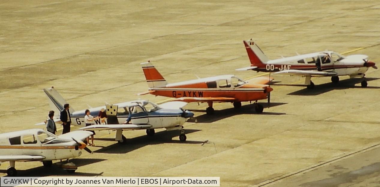 G-AYKW, 1970 Piper PA-28-140 Cherokee C/N 28-26931, ex-slide