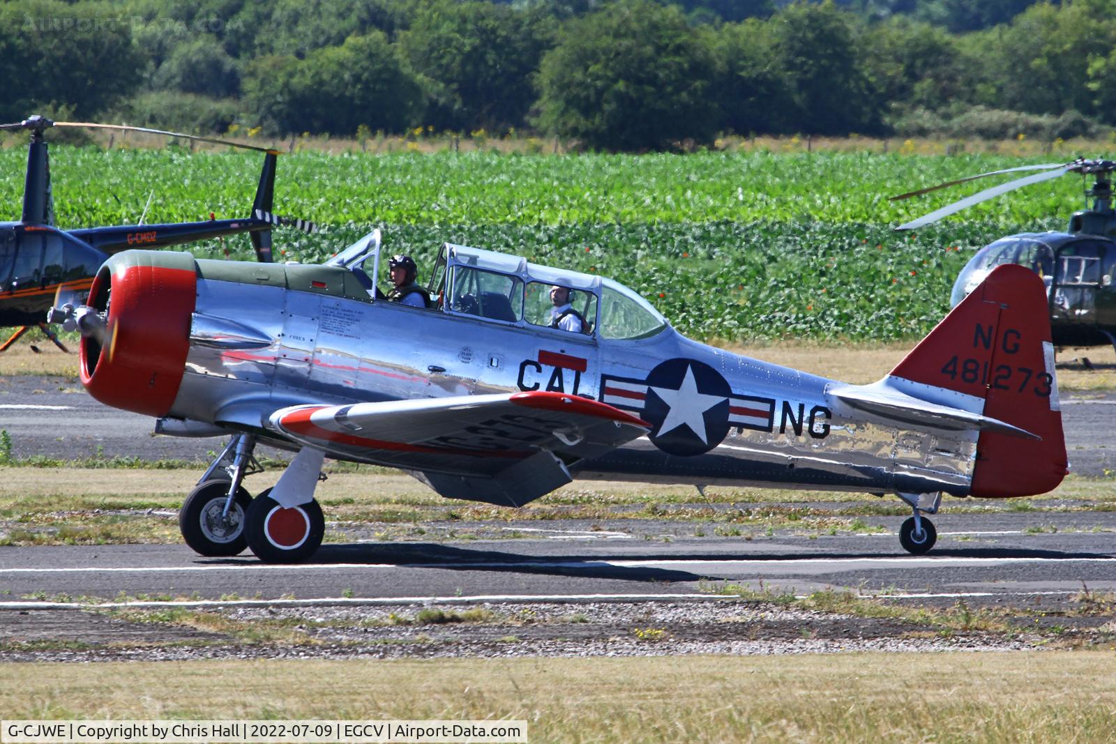 G-CJWE, 1952 Canadian Car & Foundry T-6 Harvard Mk.4 C/N CCF4-97, Sleapkosh 2022