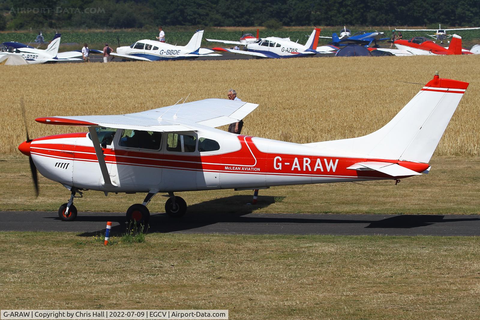 G-ARAW, 1960 Cessna 182C Skylane C/N 52843, Sleapkosh 2022