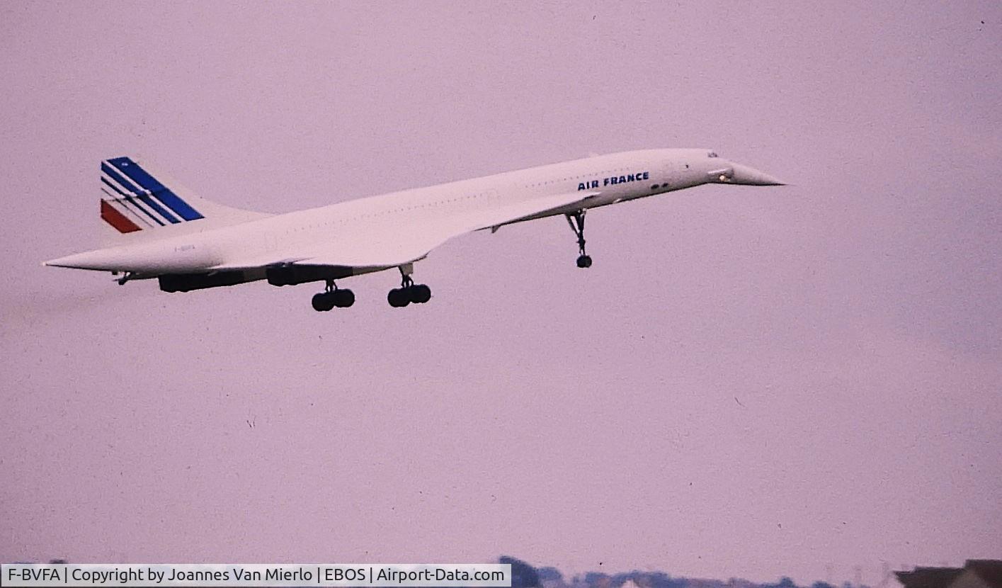 F-BVFA, 1976 Aerospatiale-BAC Concorde 101 C/N 5, ex-slide