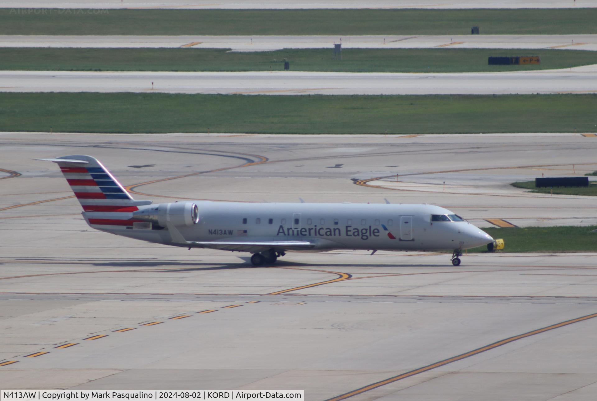 N413AW, 2001 Canadair CRJ-200LR (CL-600-2B19) C/N 7585, CL-600-2B19