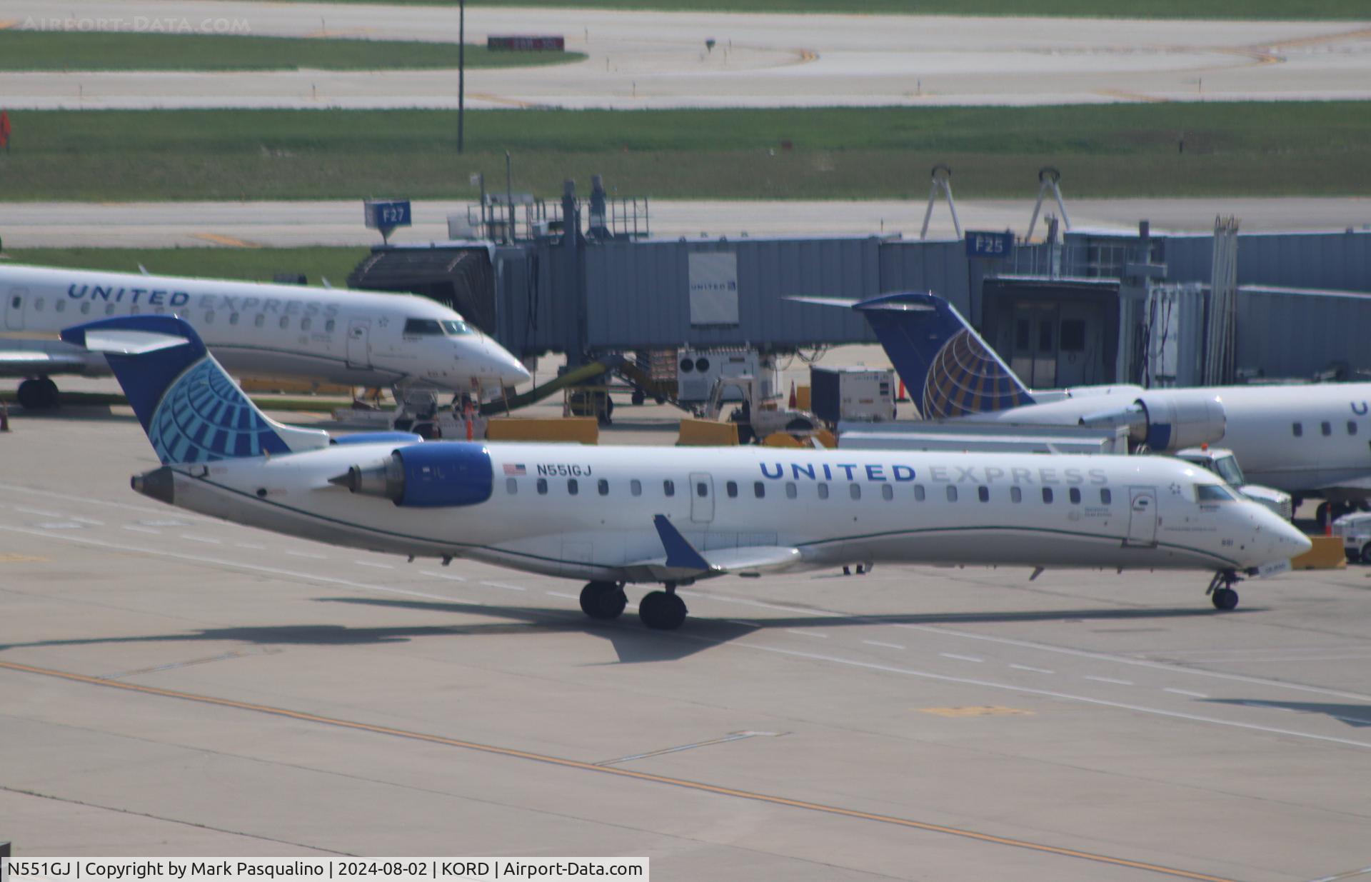 N551GJ, Bombardier CRJ-702 (CL-600-2C10) Regional Jet C/N 10283, CL-600-2C10