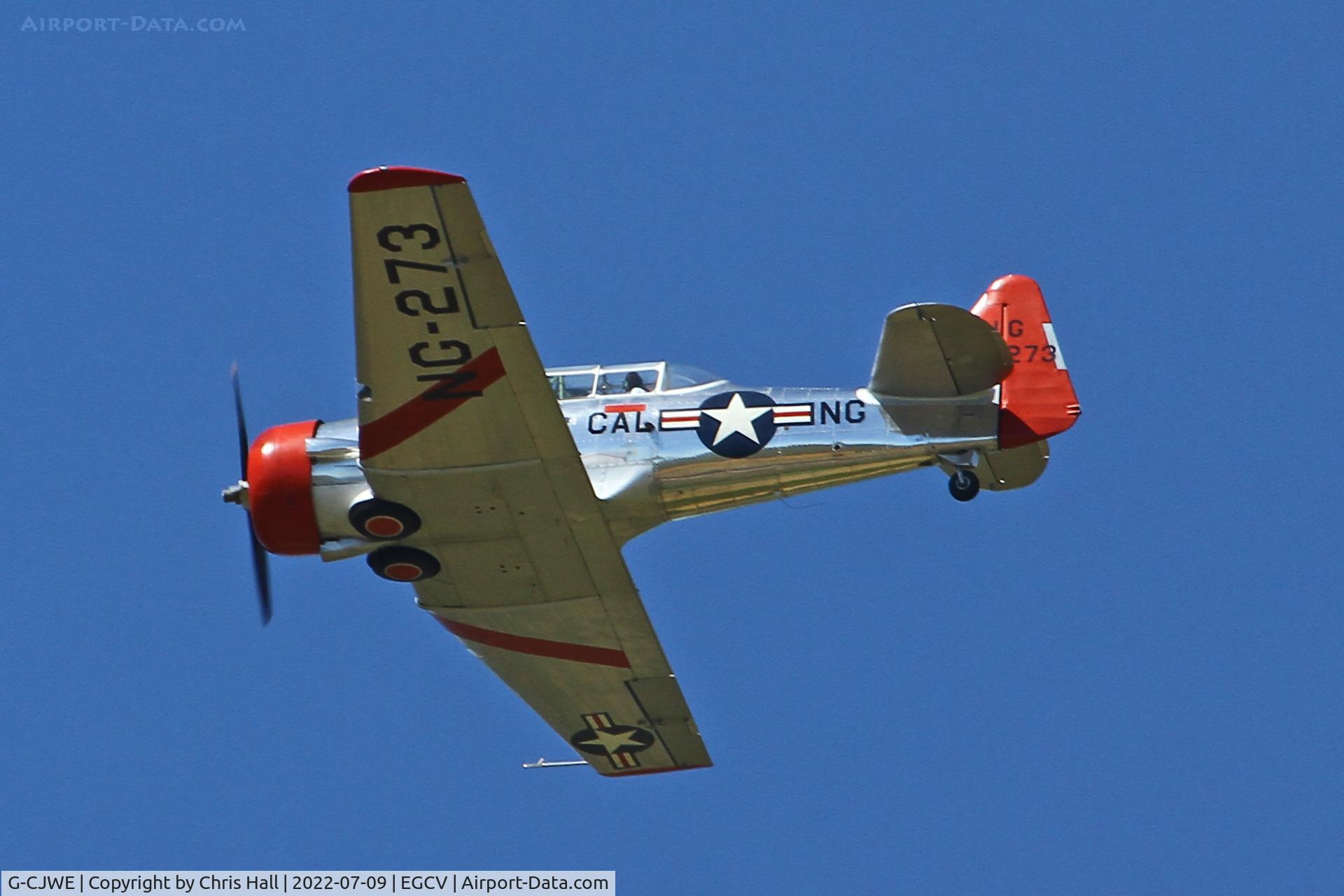 G-CJWE, 1952 Canadian Car & Foundry T-6 Harvard Mk.4 C/N CCF4-97, Sleapkosh 2022