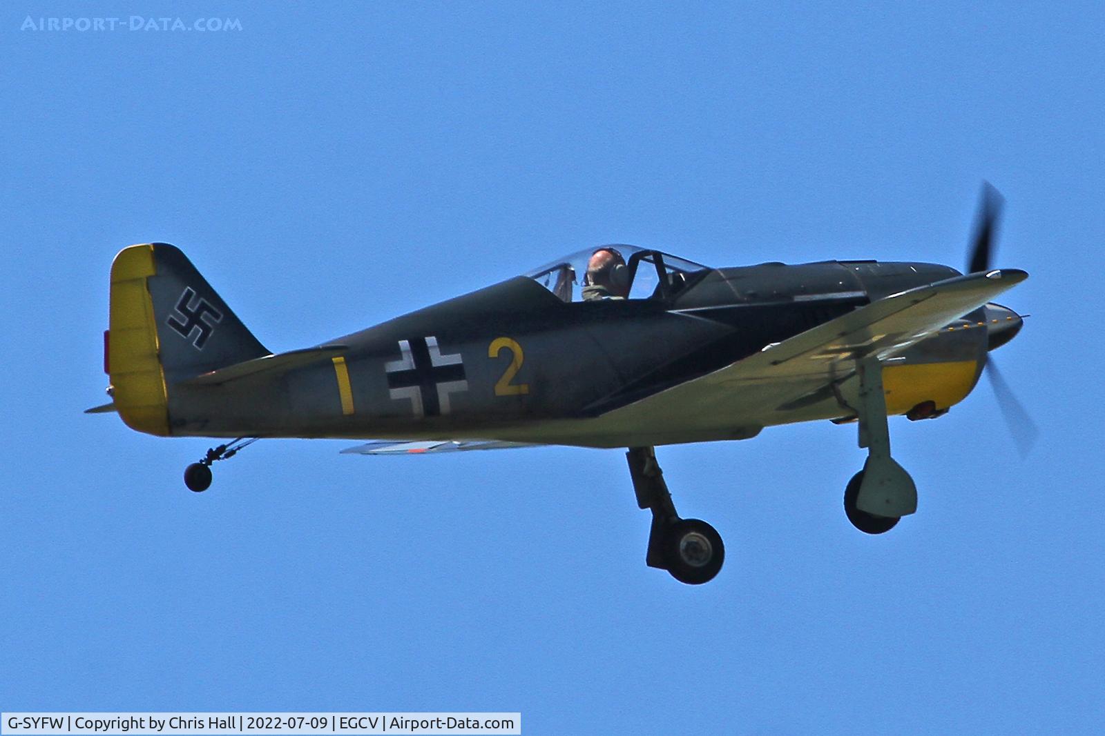 G-SYFW, 1984 WAR Focke-Wulf 190 C/N PFA 081-10584, Sleapkosh 2022