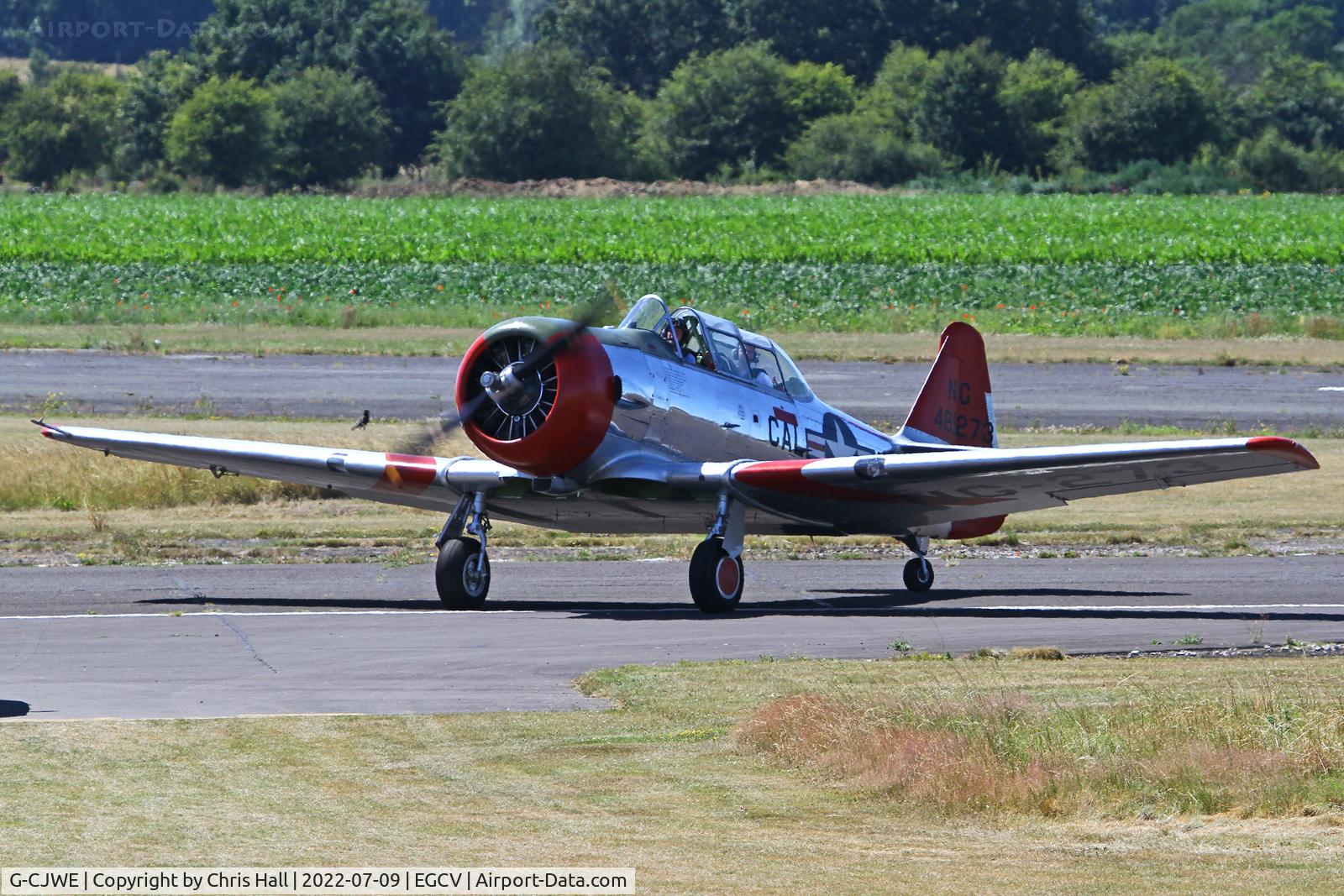 G-CJWE, 1952 Canadian Car & Foundry T-6 Harvard Mk.4 C/N CCF4-97, Sleapkosh 2022