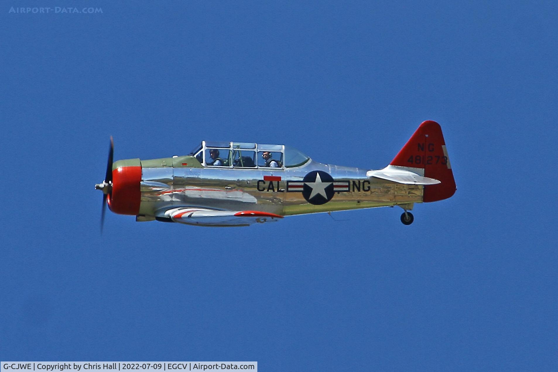 G-CJWE, 1952 Canadian Car & Foundry T-6 Harvard Mk.4 C/N CCF4-97, Sleapkosh 2022
