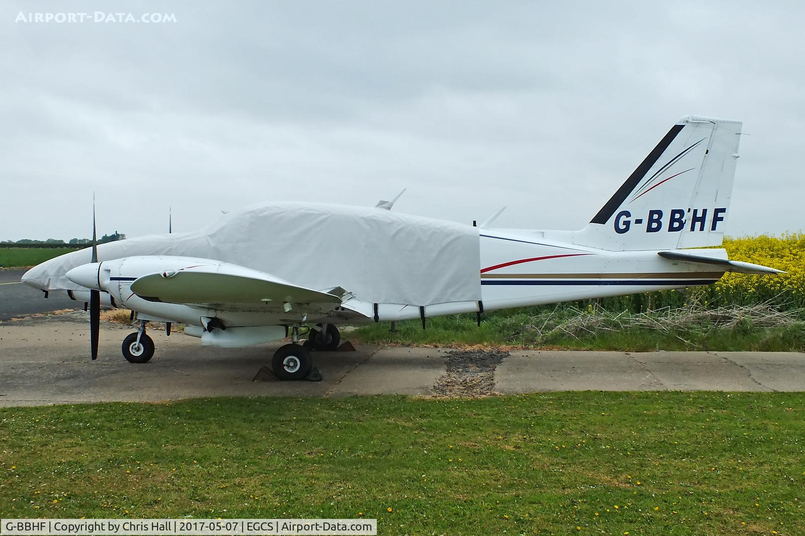 G-BBHF, 1973 Piper PA-23-250 Aztec E C/N 27-7305166, Sturgate