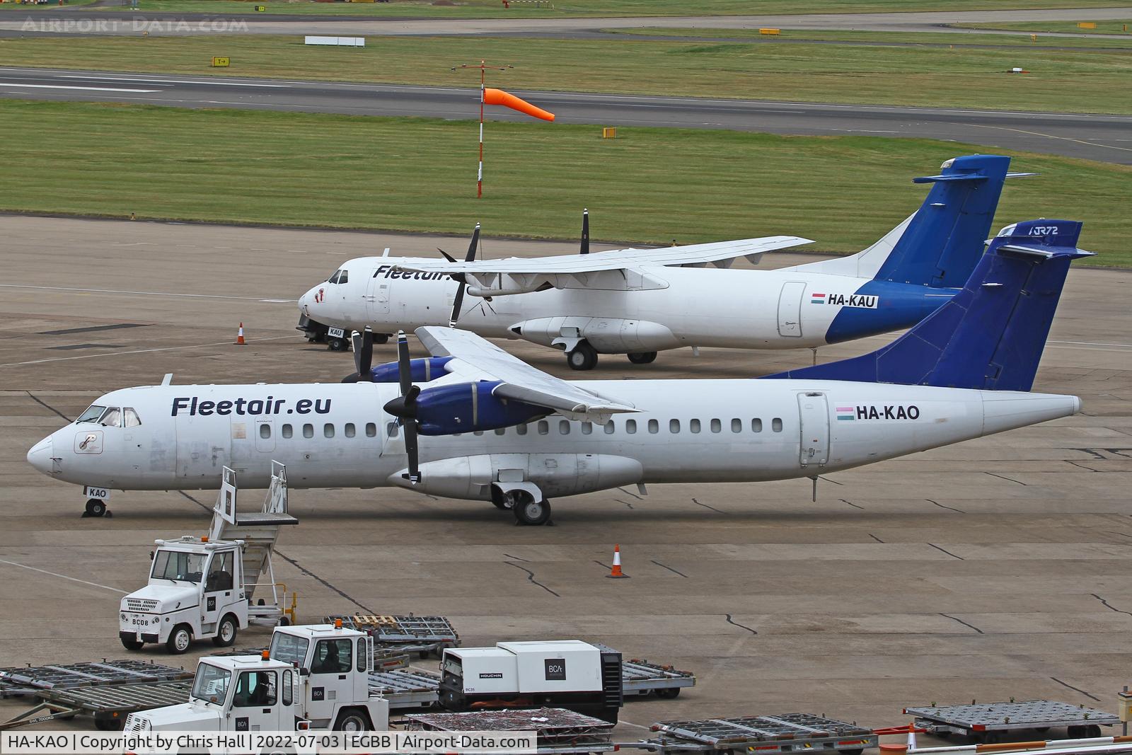 HA-KAO, 1990 ATR 72-202 C/N 183, Birmingham