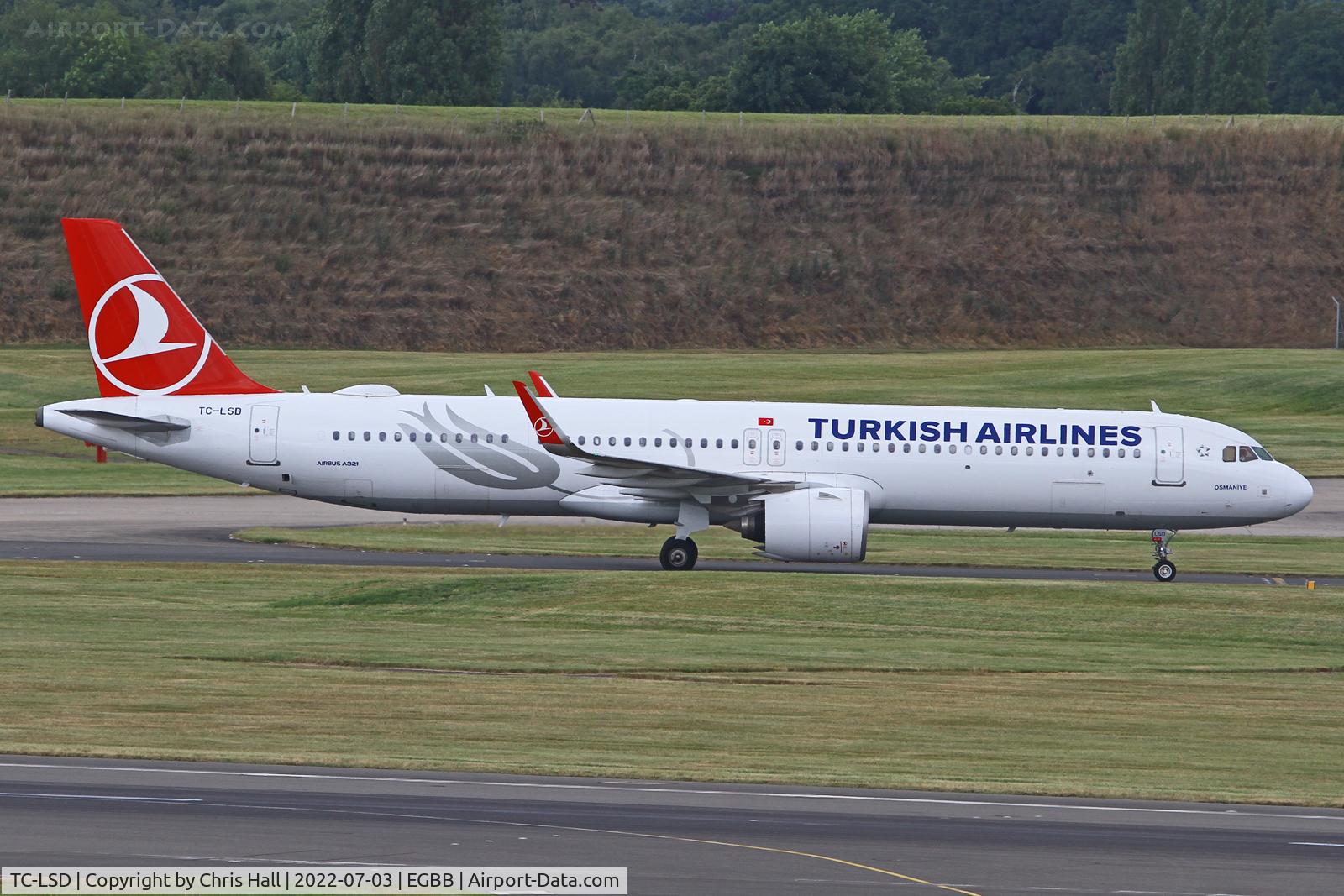 TC-LSD, 2019 Airbus A321-271NX C/N 8727, Birmingham