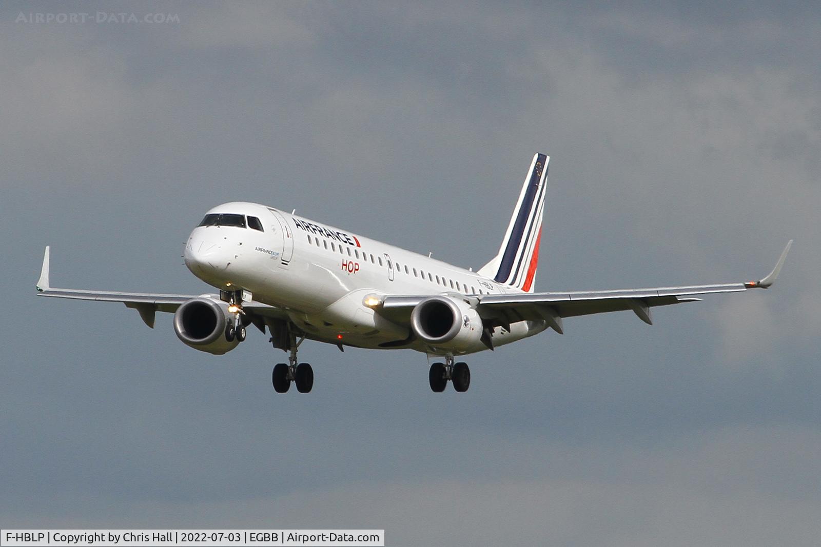 F-HBLP, 2019 Embraer 190 STD (ERJ-190-100) C/N 190-00771, Birmingham