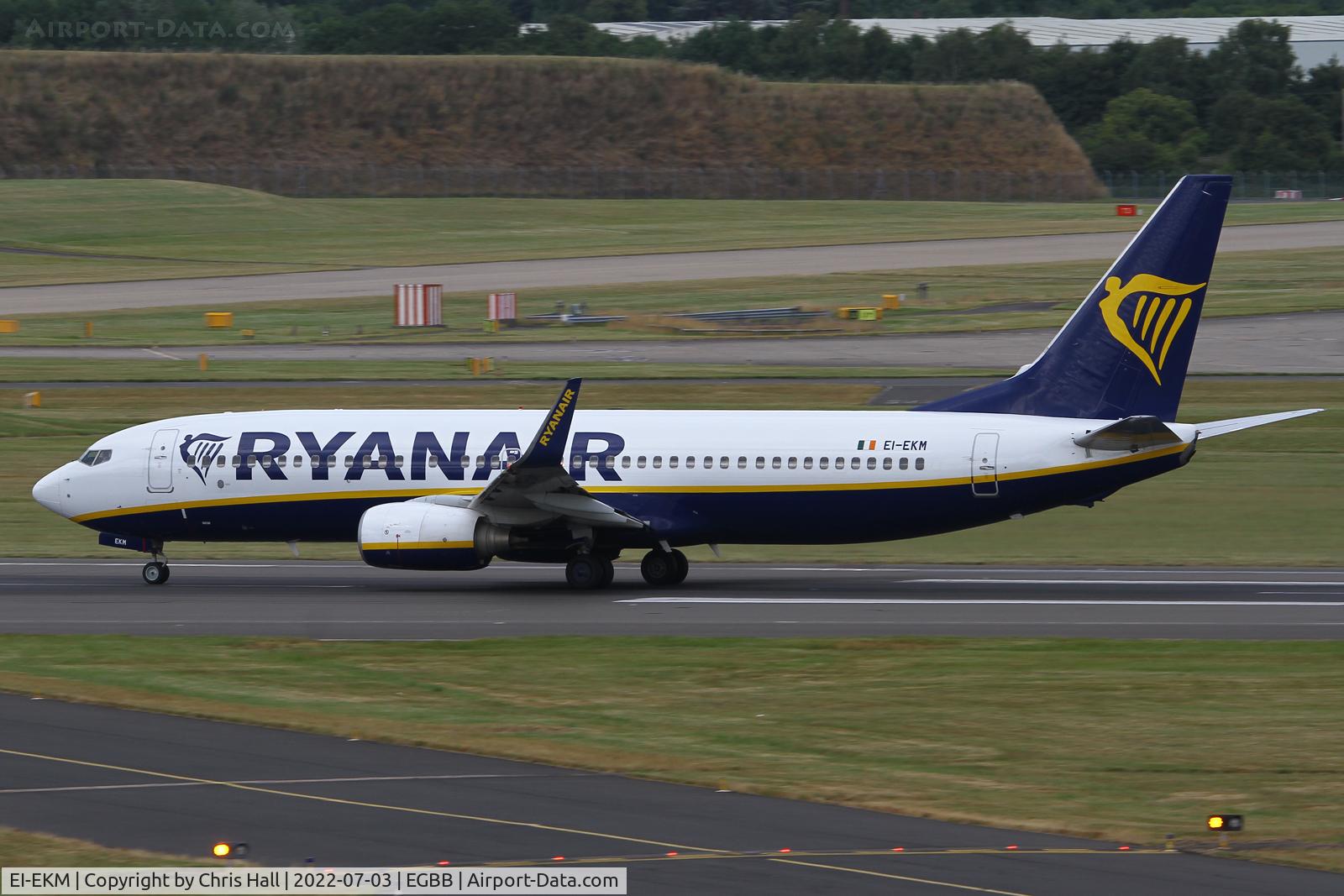 EI-EKM, 2010 Boeing 737-8AS C/N 38499, Birmingham