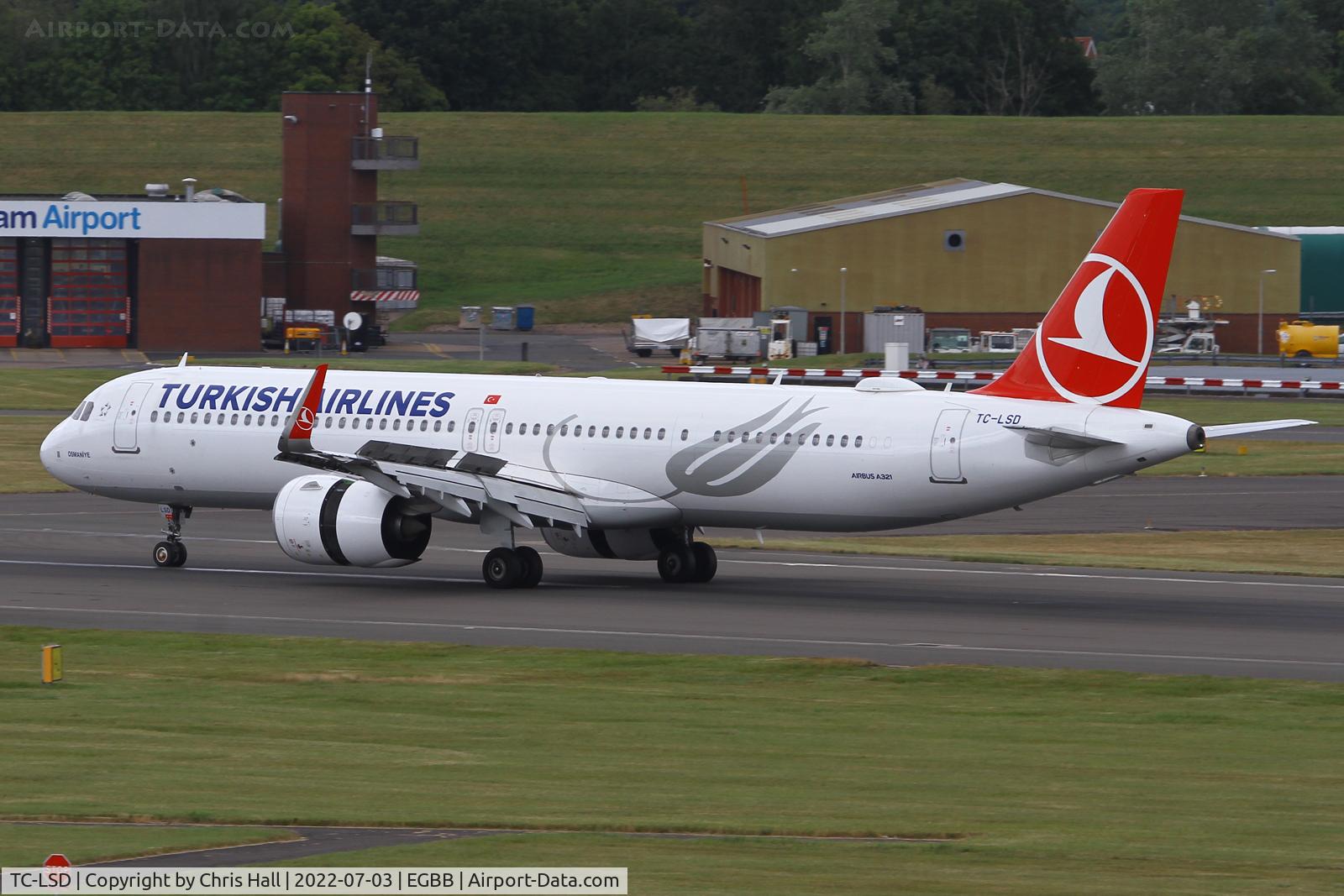 TC-LSD, 2019 Airbus A321-271NX C/N 8727, Birmingham