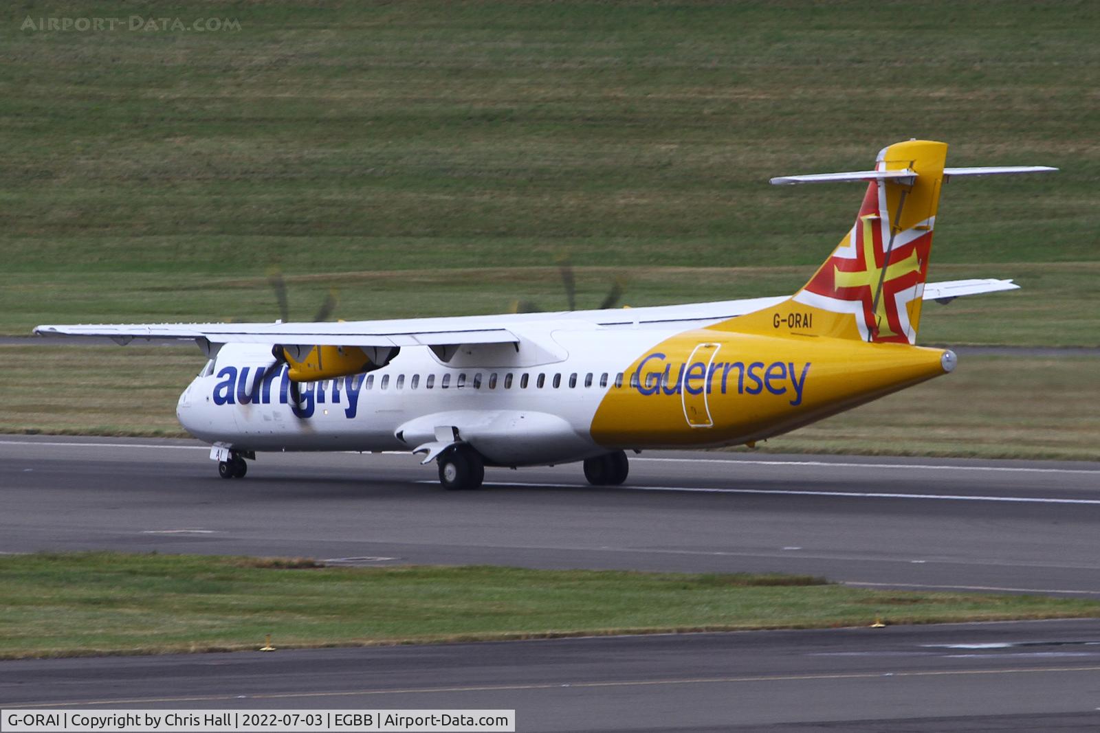 G-ORAI, 2019 ATR 72-212A C/N 1599, Birmingham