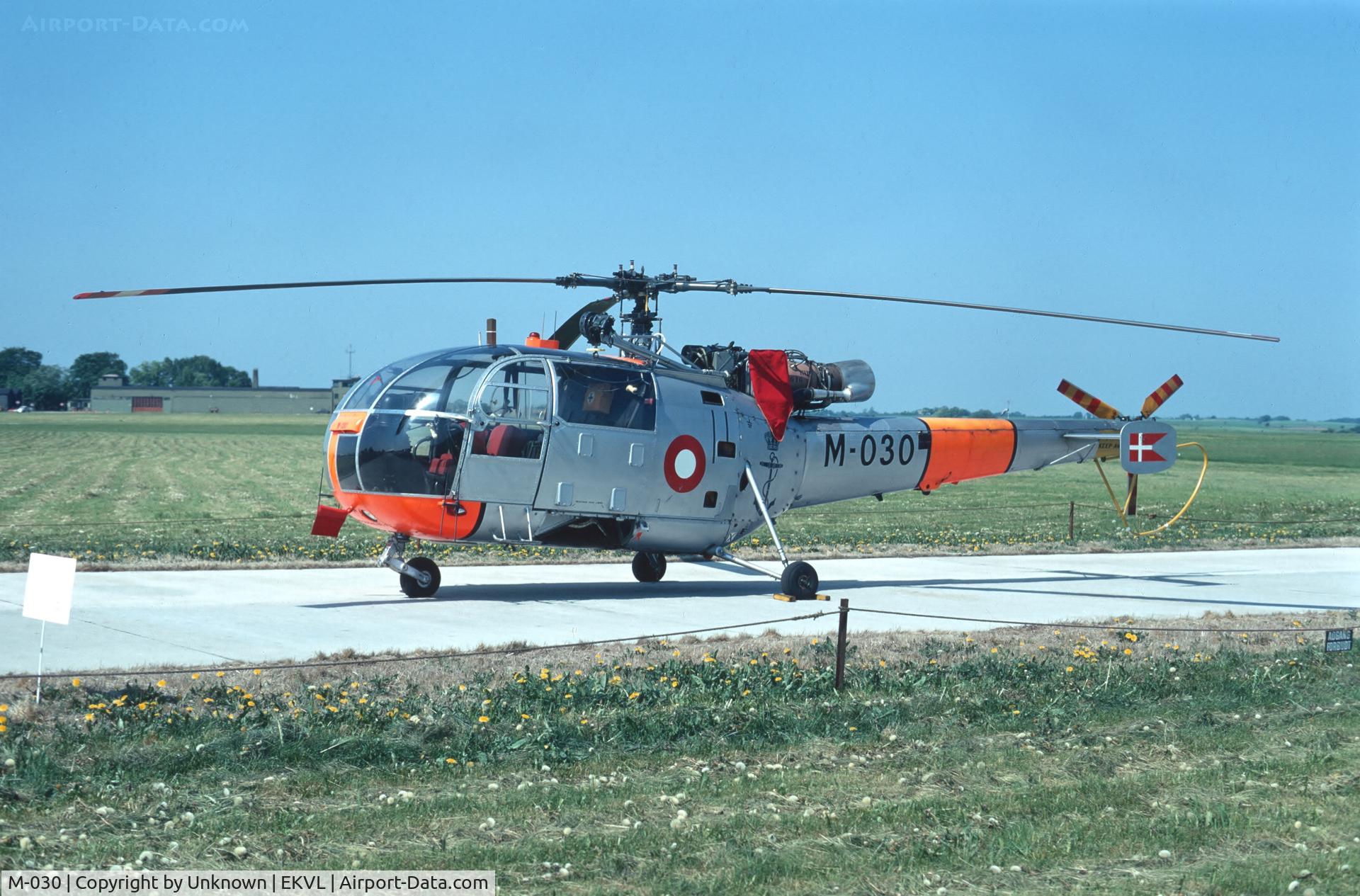 M-030, 1962 Sud SE-3160 Alouette III C/N 1030, Værløse Air Base