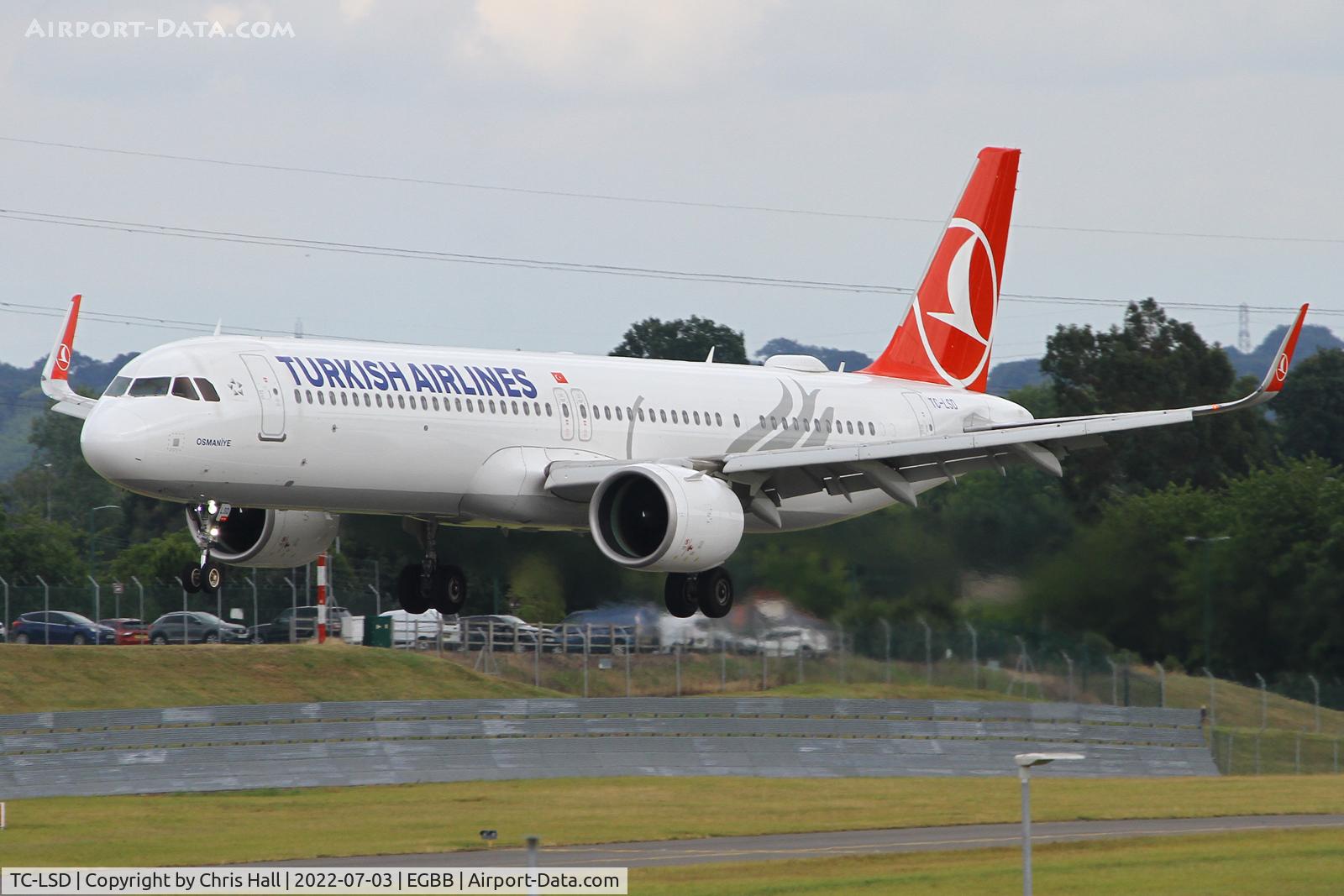 TC-LSD, 2019 Airbus A321-271NX C/N 8727, Birmingham