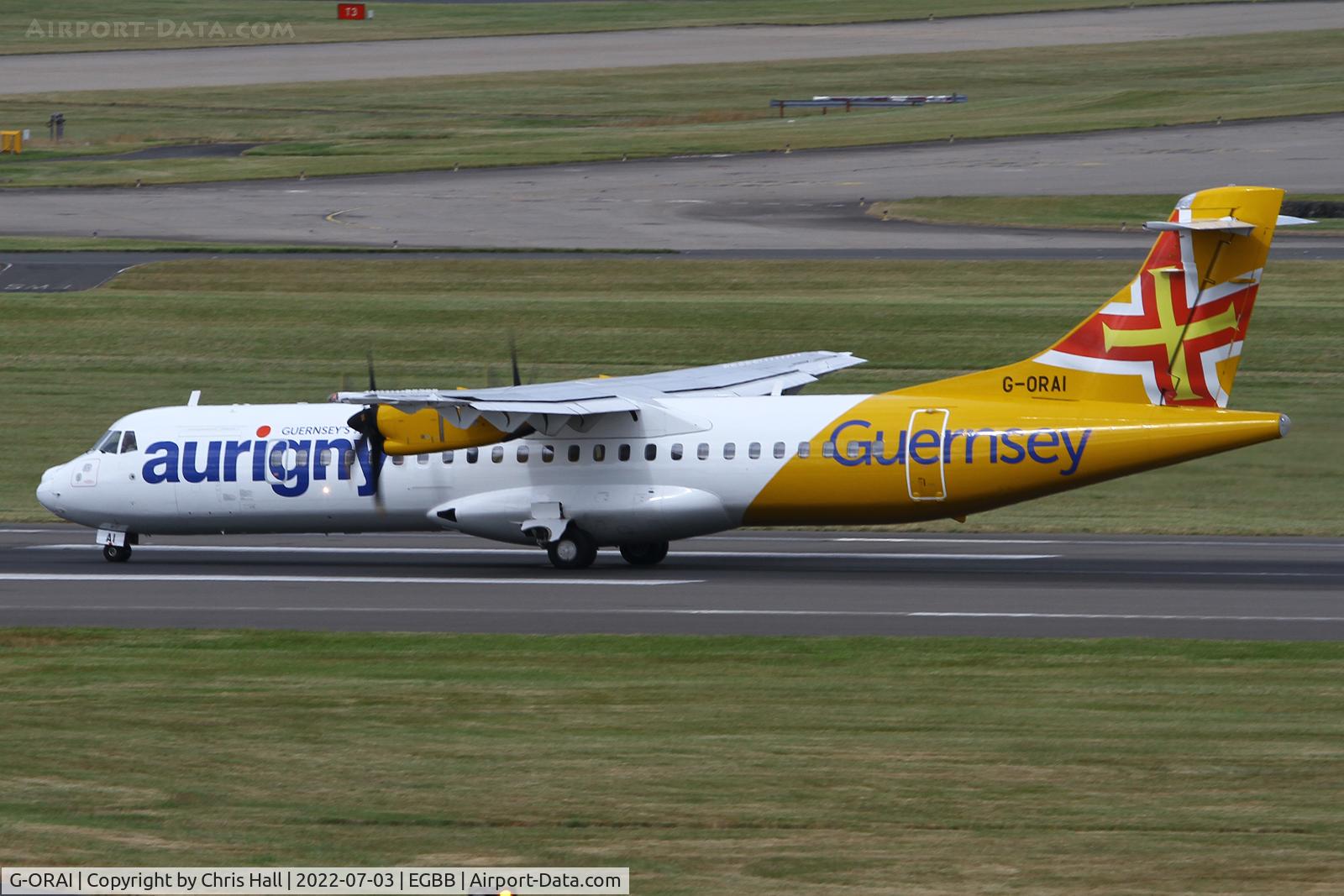 G-ORAI, 2019 ATR 72-212A C/N 1599, Birmingham
