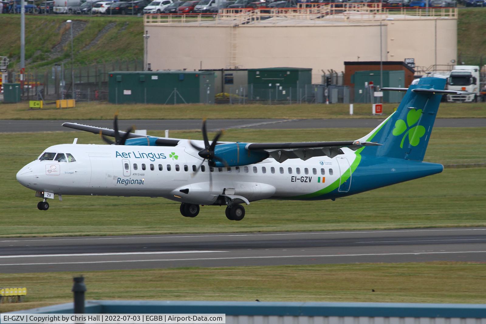 EI-GZV, 2013 ATR 72-600 (72-212A) C/N 1107, Birmingham