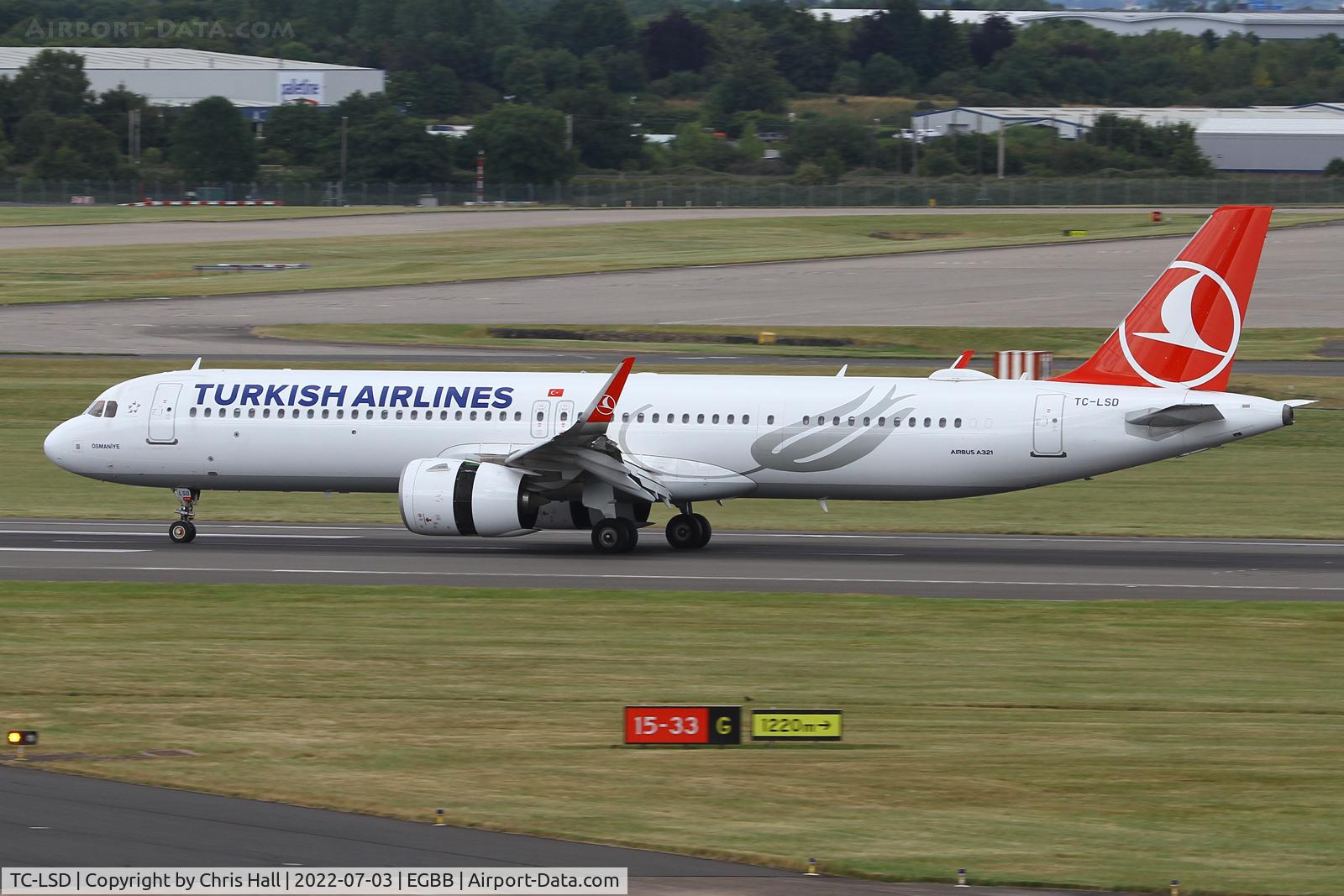 TC-LSD, 2019 Airbus A321-271NX C/N 8727, Birmingham