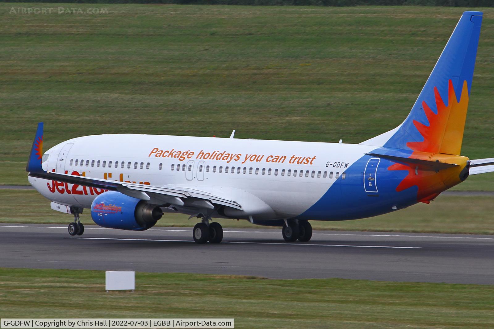 G-GDFW, 2000 Boeing 737-8K5 C/N 27986, Birmingham